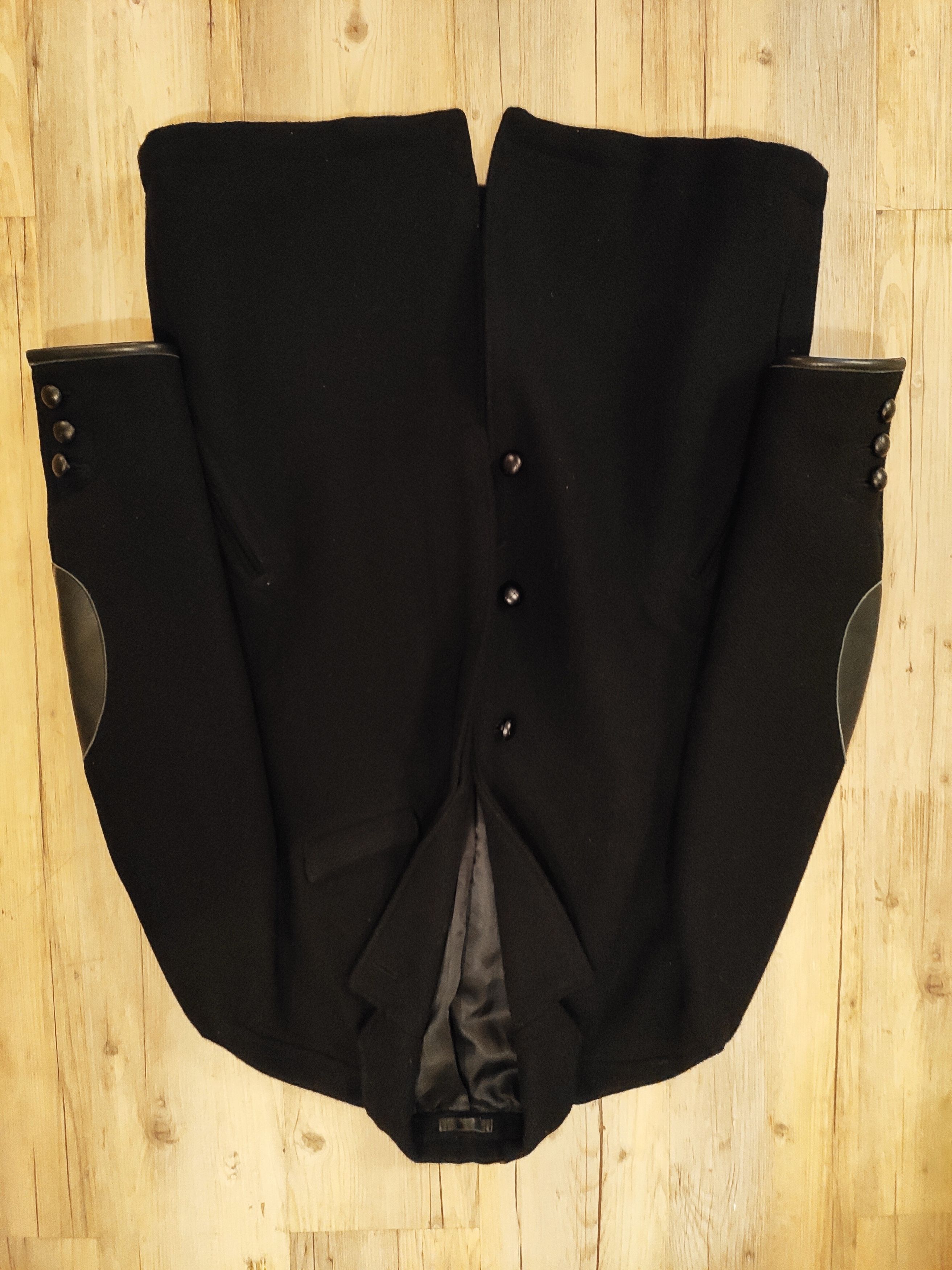 image of Rats Black Coat.like Visvim Or Elena Dawson, Men's (Size Large)