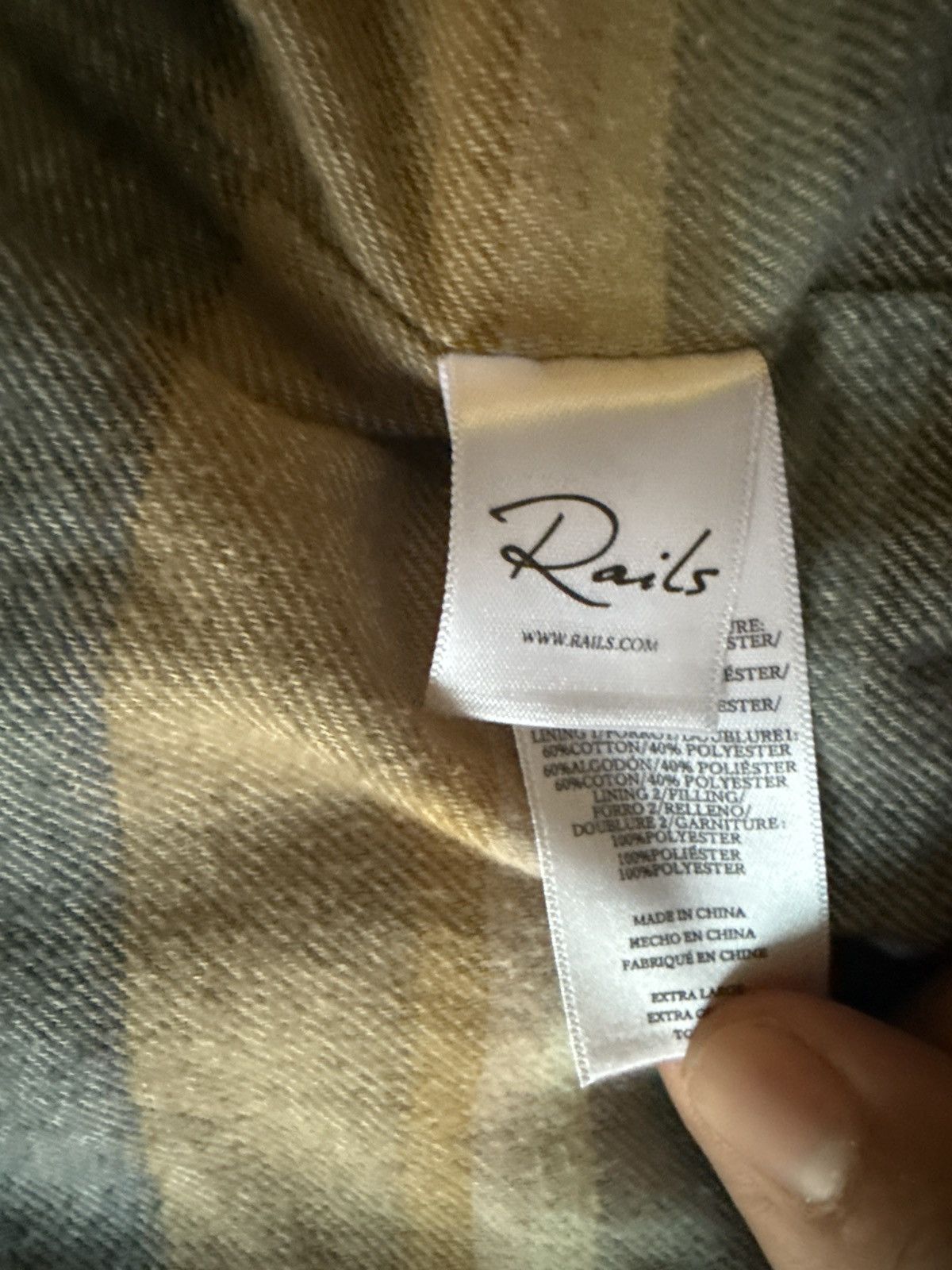Rails Quilted Bomber Jacket Size US XL / EU 56 / 4 - 4 Thumbnail
