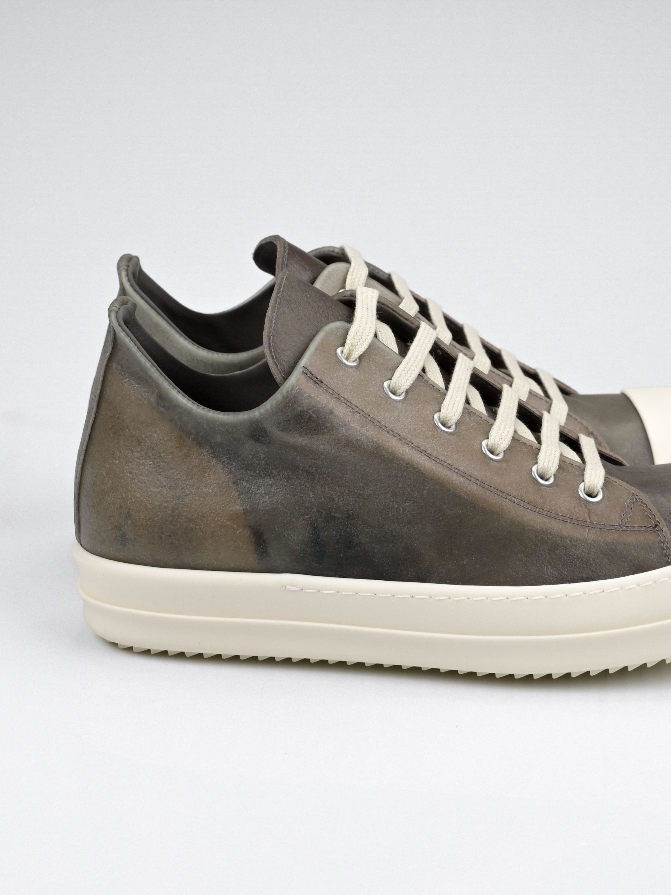 Rick Owens NEW Transparent Leather Low Top Ramones Size US 9 / EU 42 - 10 Thumbnail