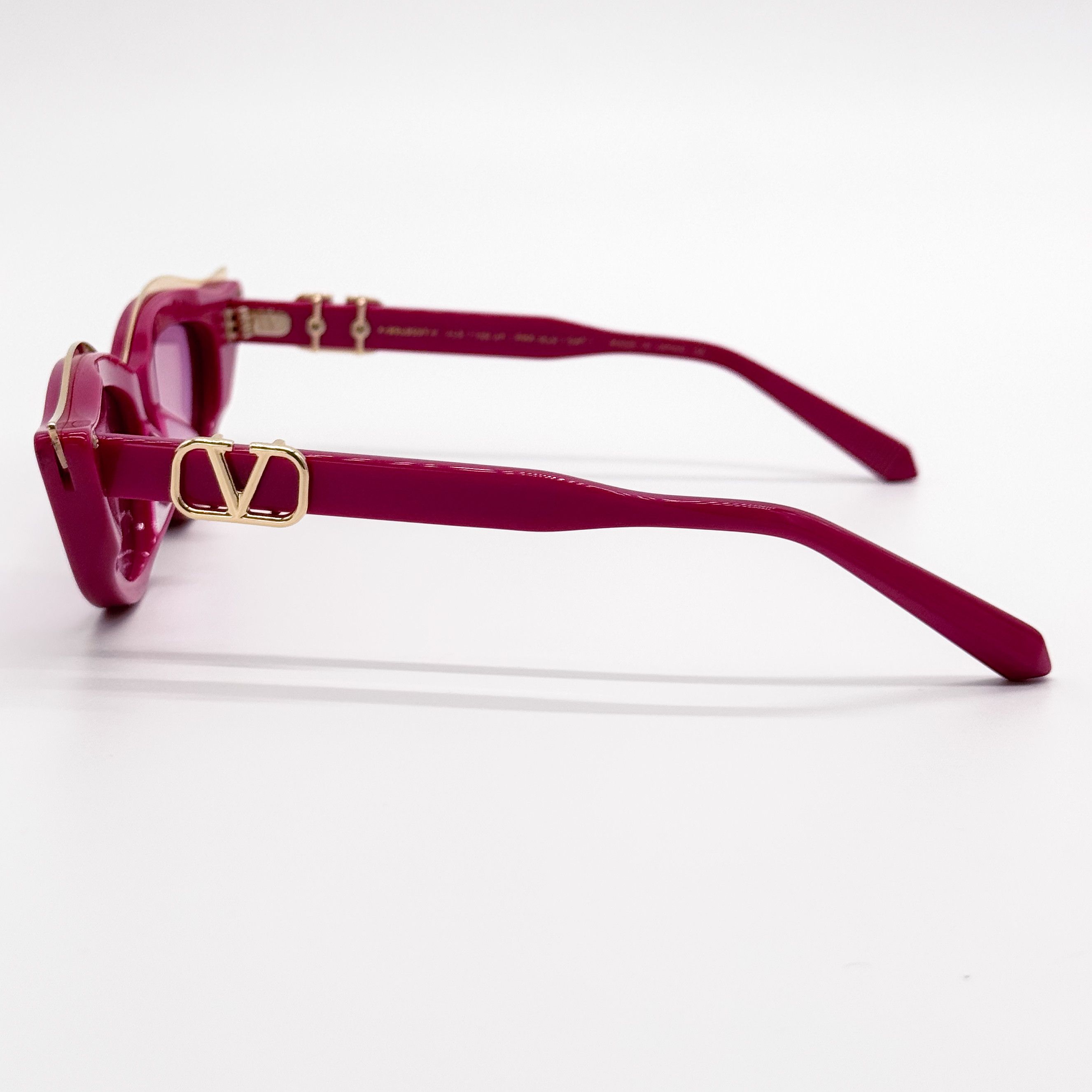 Valentino NEW VALENTINO V-GOLDCUT VLS-114D PINK CAT EYE SUNGLASSES Size ONE SIZE - 7 Thumbnail