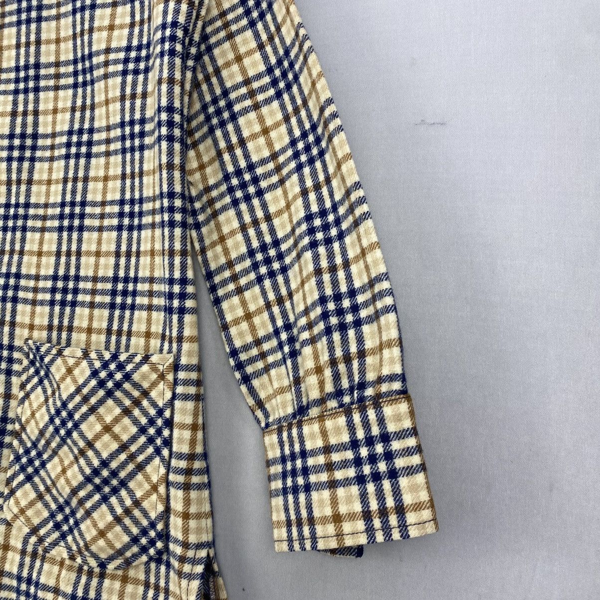 Designer Vintage Young Pendleton Plaid-Check Jacket Size XS / US 0-2 / IT 36-38 - 3 Thumbnail