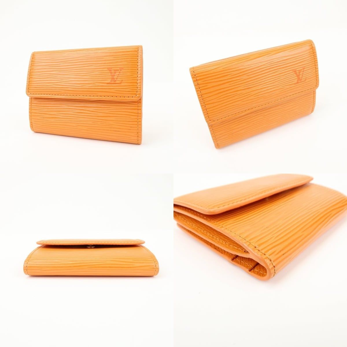 Louis Vuitton Louis Vuitton Epi Ludlow Wallet Leather Orange Size ONE SIZE - 3 Thumbnail