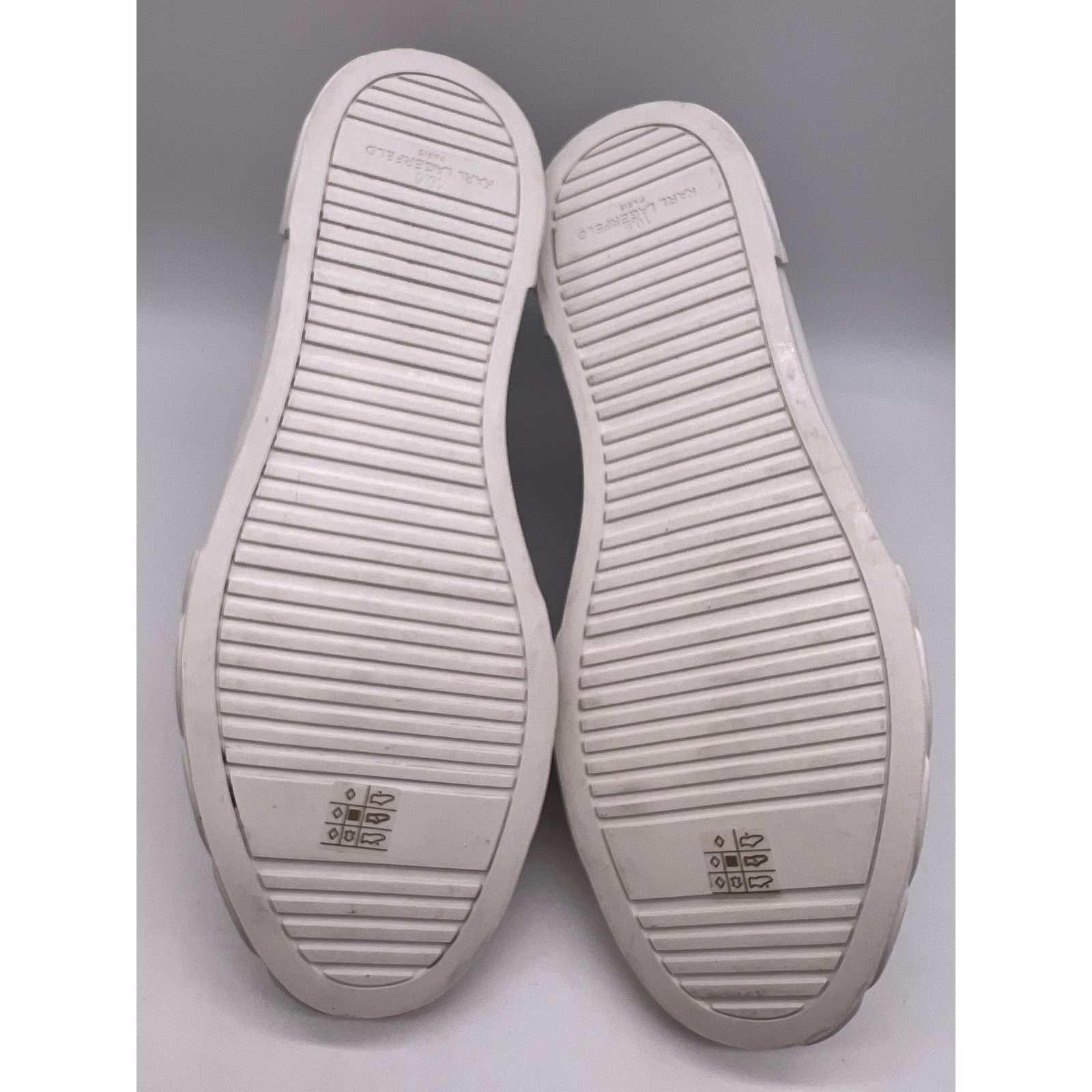 Karl Lagerfeld Karl Lagerfeld Men's Paris Sneakers High Top Heel Zip 10.5M Size US 10.5 / EU 43-44 - 4 Thumbnail