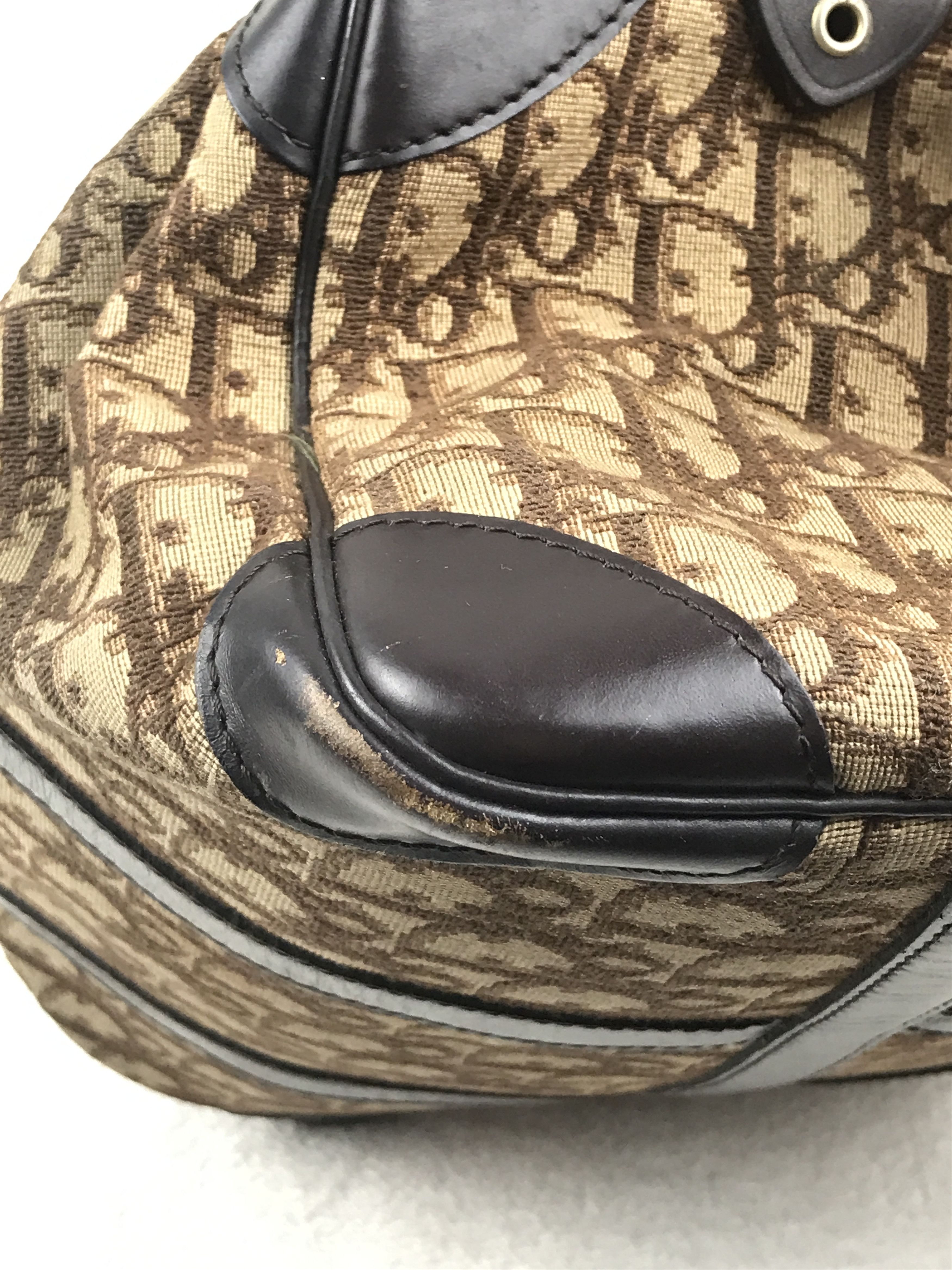 Christian Dior Monsieur × Dior × Vintage Christian Dior Trotter Handbag Boston bag Brown Vintage Size ONE SIZE - 14 Thumbnail