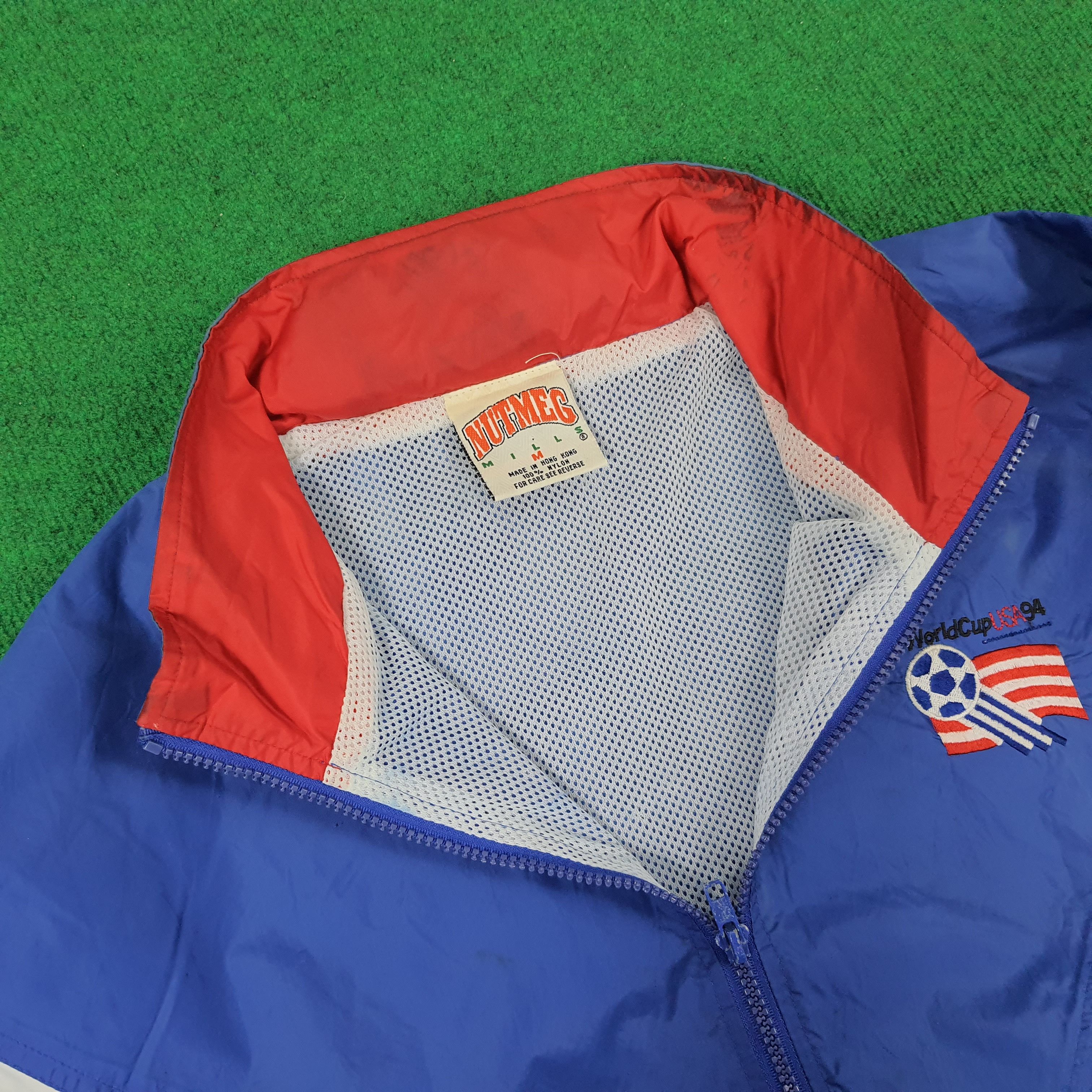 Vintage Vintage NUTMEG FIFA World Cup 90s Sports Jacket Size US XL / EU 56 / 4 - 4 Thumbnail