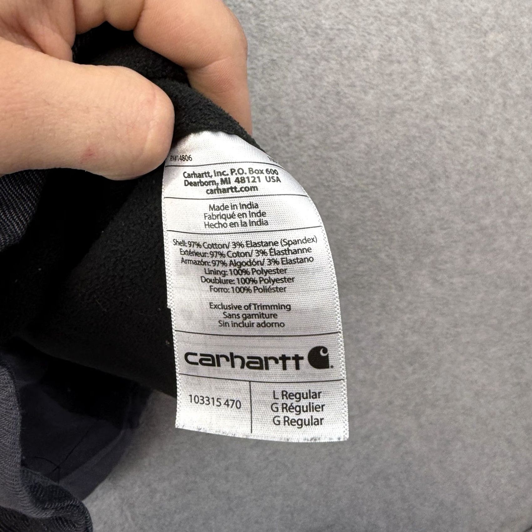 Carhartt Carhartt Hoodie Shirt Jacket Shacket Flannel Plaid L Relaxed Size US L / EU 52-54 / 3 - 7 Thumbnail