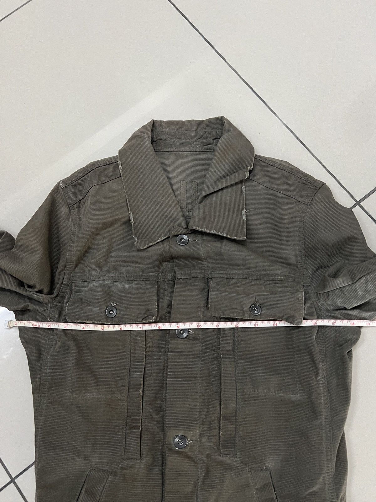 Rick Owens Archive FW07 Rick Owens DRKSHDW Waxed Grosgrain Jacket Size US S / EU 44-46 / 1 - 22 Thumbnail