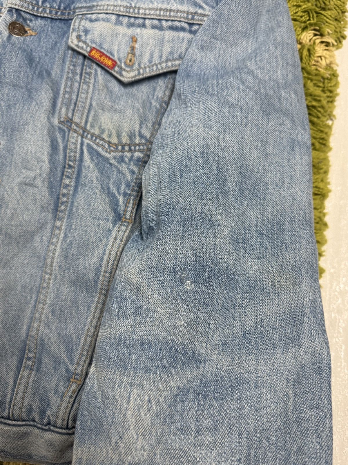 Big John Rare‼️ Vintage Big John Rare Jeans DISTRESSED Denim Trucker Size US M / EU 48-50 / 2 - 5 Thumbnail