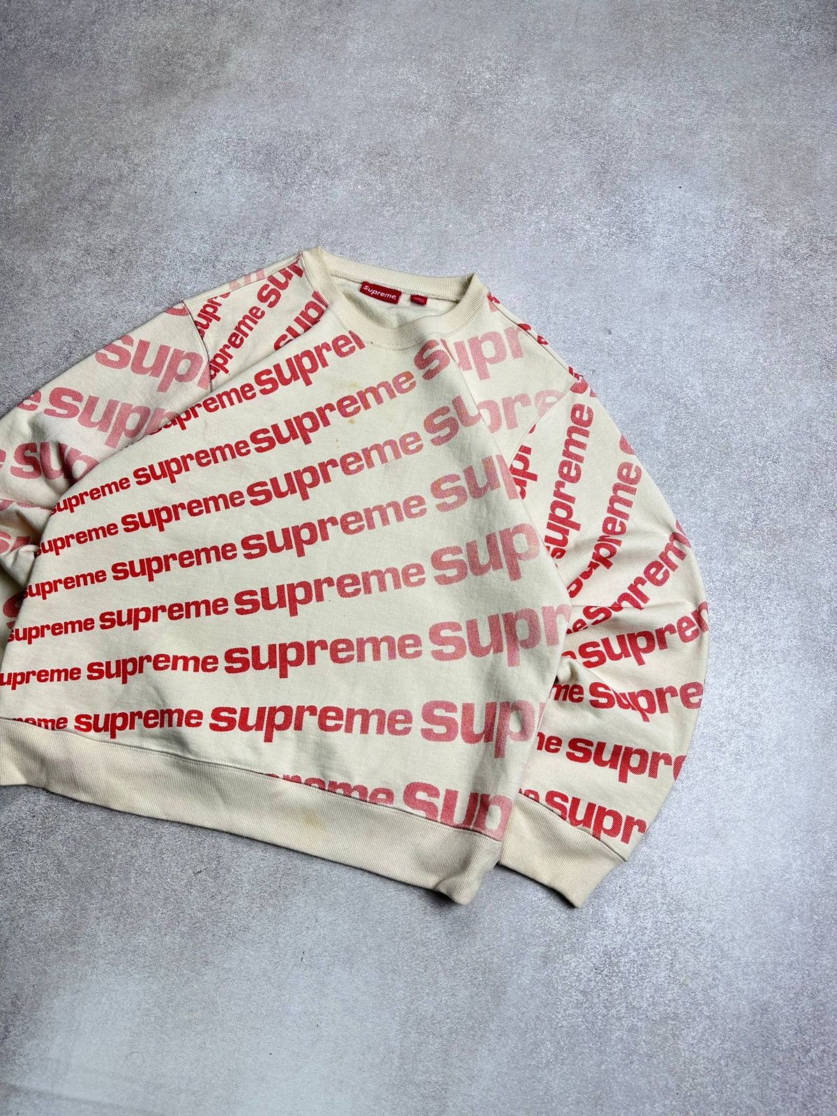 Supreme Vintage Supreme Ss Monogram Sweatshirt Rare S Size US S / EU 44-46 / 1 - 2 Thumbnail