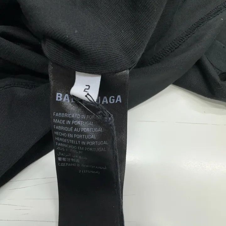 Balenciaga Balenciaga Balenciaga Logo Print Short Sleeve TShirt -2507 Size US L / EU 52-54 / 3 - 3 Thumbnail