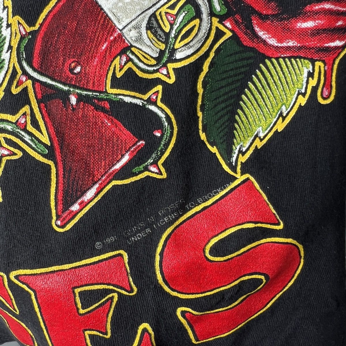 Other Vintage 1991 Guns N Roses OVP Tee Size US XL / EU 56 / 4 - 4 Thumbnail
