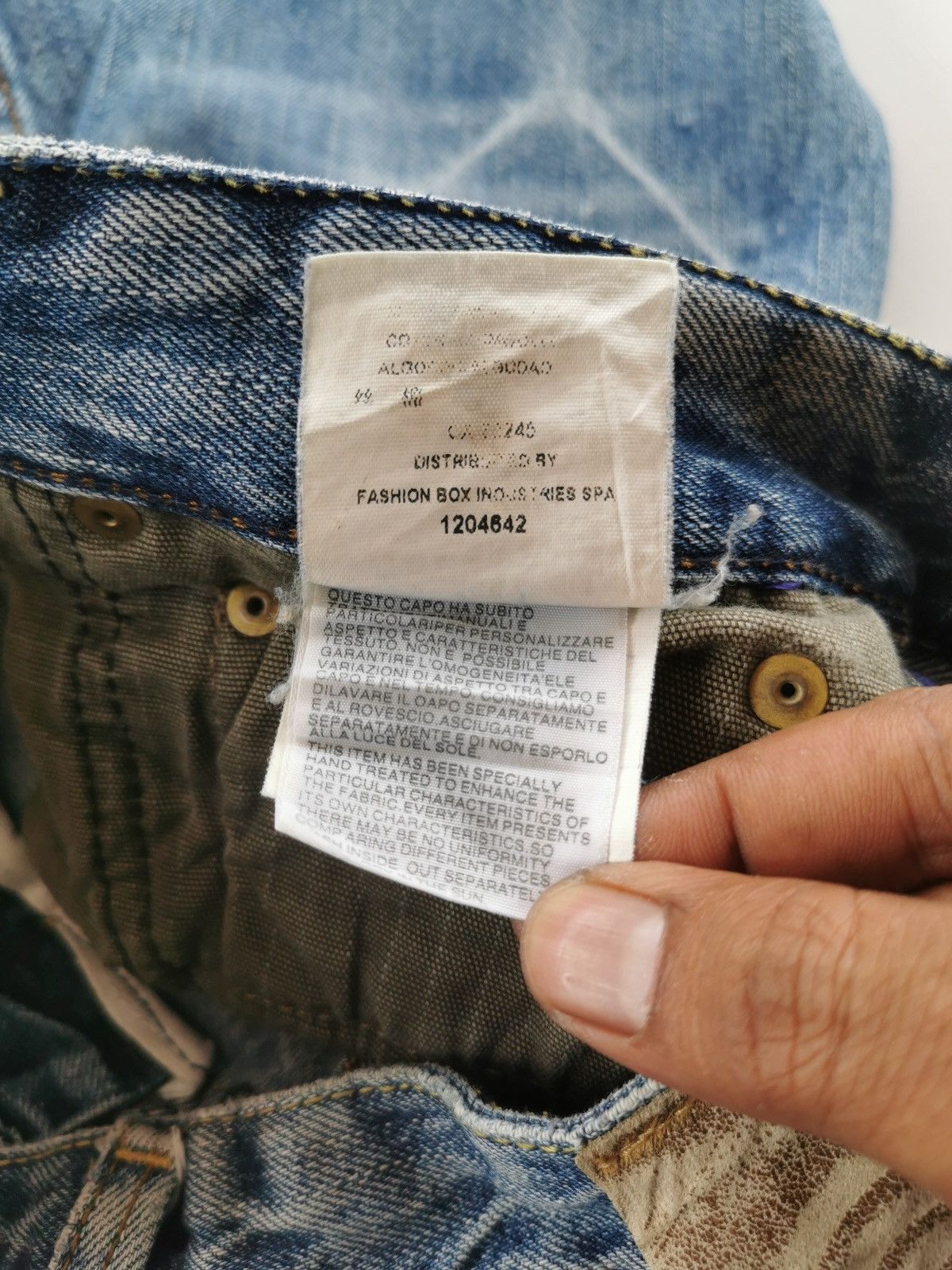 Replay Replay Distressed Denim Jeans 32/34.5 Size US 32 / EU 48 - 13 Thumbnail