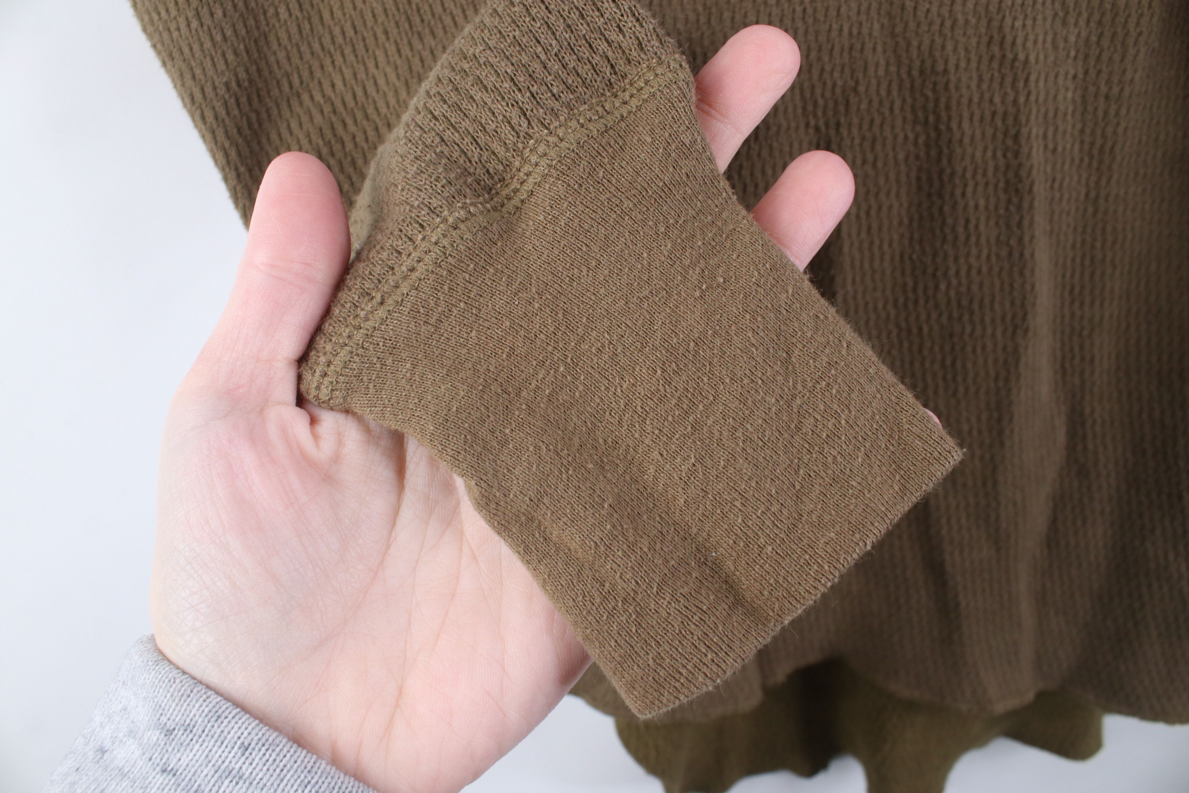 Vintage Vintage 70s Streetwear Knit Long Sleeve T-Shirt Breen USA Size US L / EU 52-54 / 3 - 7 Thumbnail