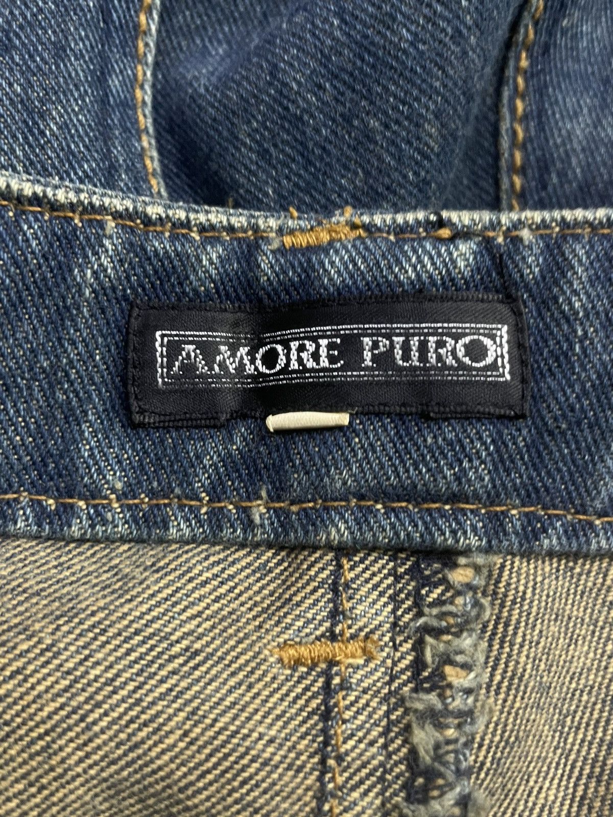 JNCO × Wu-Tang Clan Amore Puro Japan Double Knee Massive Baggy Craft Jeans Size US 30 / EU 46 - 16 Thumbnail