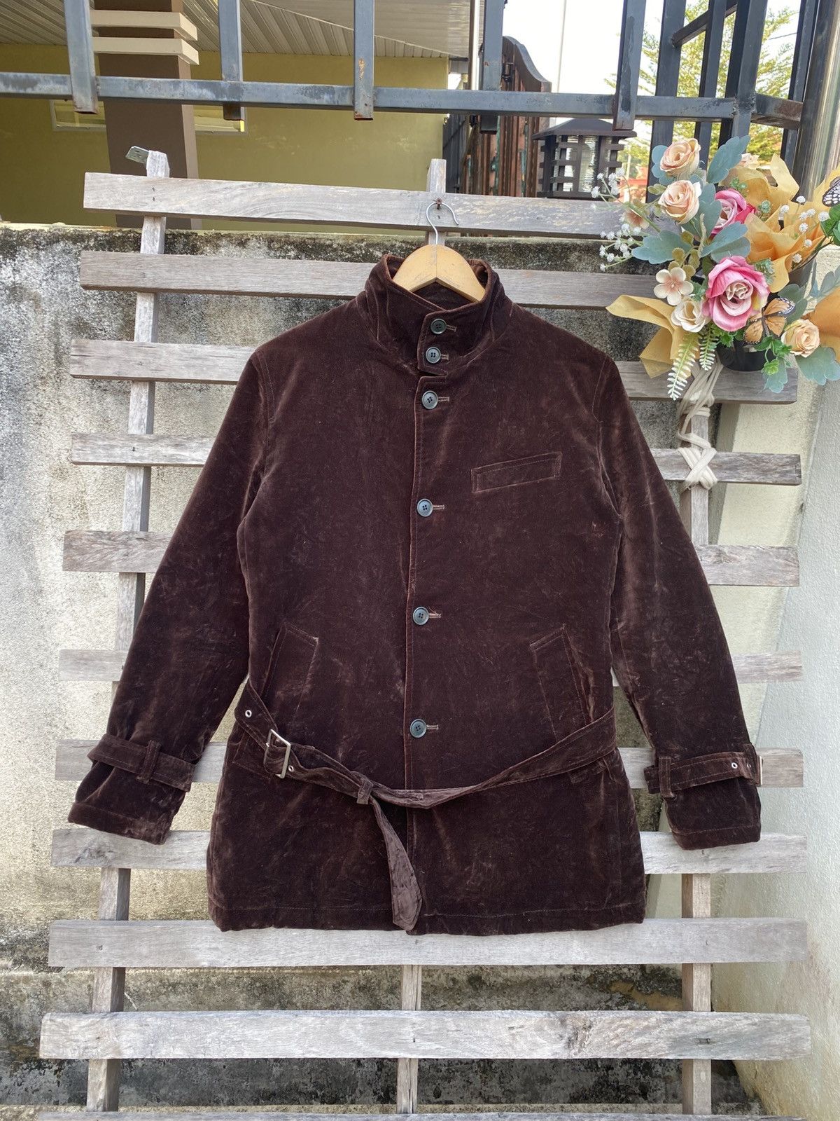 Japanese Brand Vintage PPFM Japanese Brand Velvet Jacket Size M / US 6-8 / IT 42-44 - 2 Thumbnail