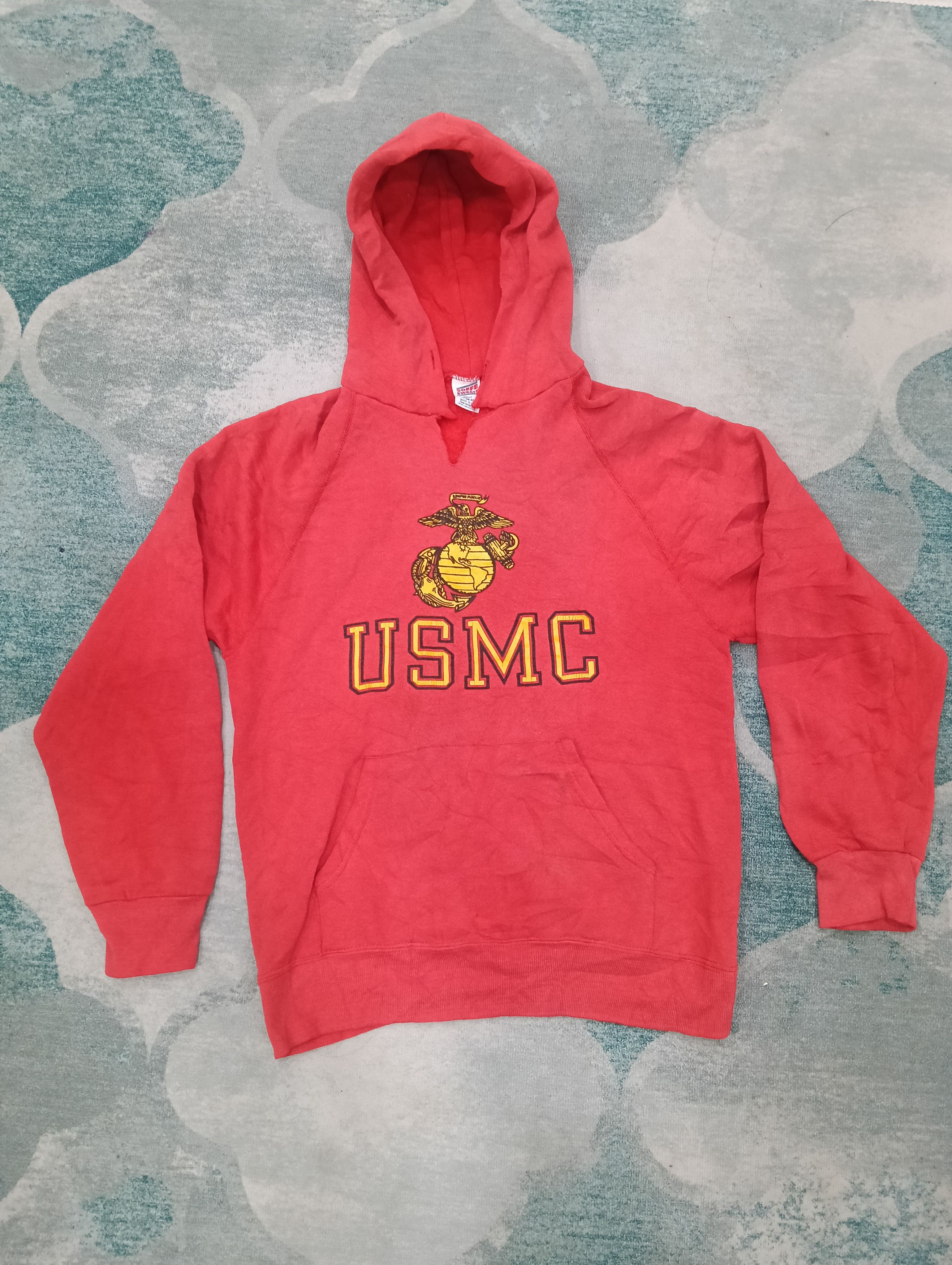 Vintage Vintage 80s USMC Hoodie Size US M / EU 48-50 / 2 - 1 Thumbnail