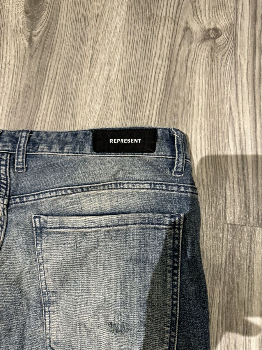 Japanese Brand Represent Skinny Biker Denim Size US 36 / EU 52 - 5 Thumbnail