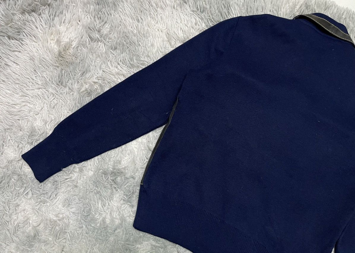 Vintage 70s SMITHS SUEDE LEATHER AND KNITWEAR RARE DESIGN Size US M / EU 48-50 / 2 - 13 Thumbnail