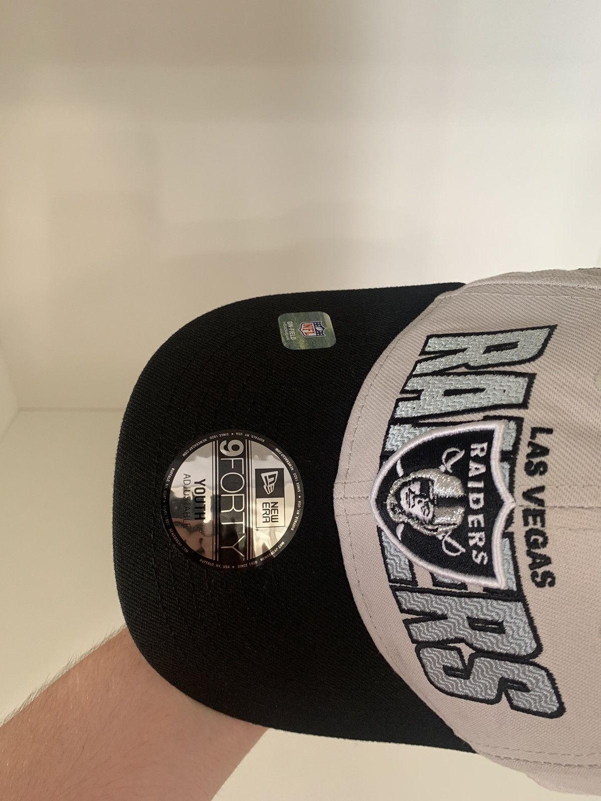 NFL Raiders Las Vegas Youth Cap Hat Size ONE SIZE - 12 Thumbnail