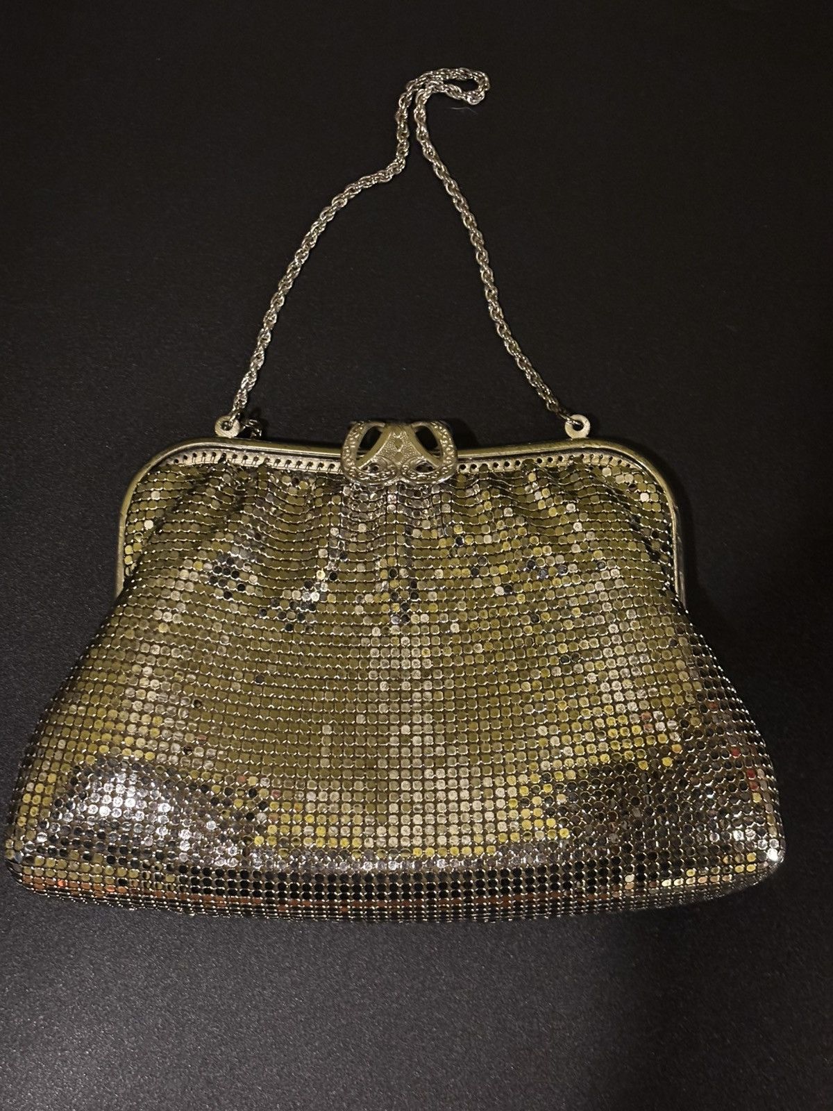 Other Silver Mesh Clutch Evening Bag with Chain Size ONE SIZE - 10 Thumbnail
