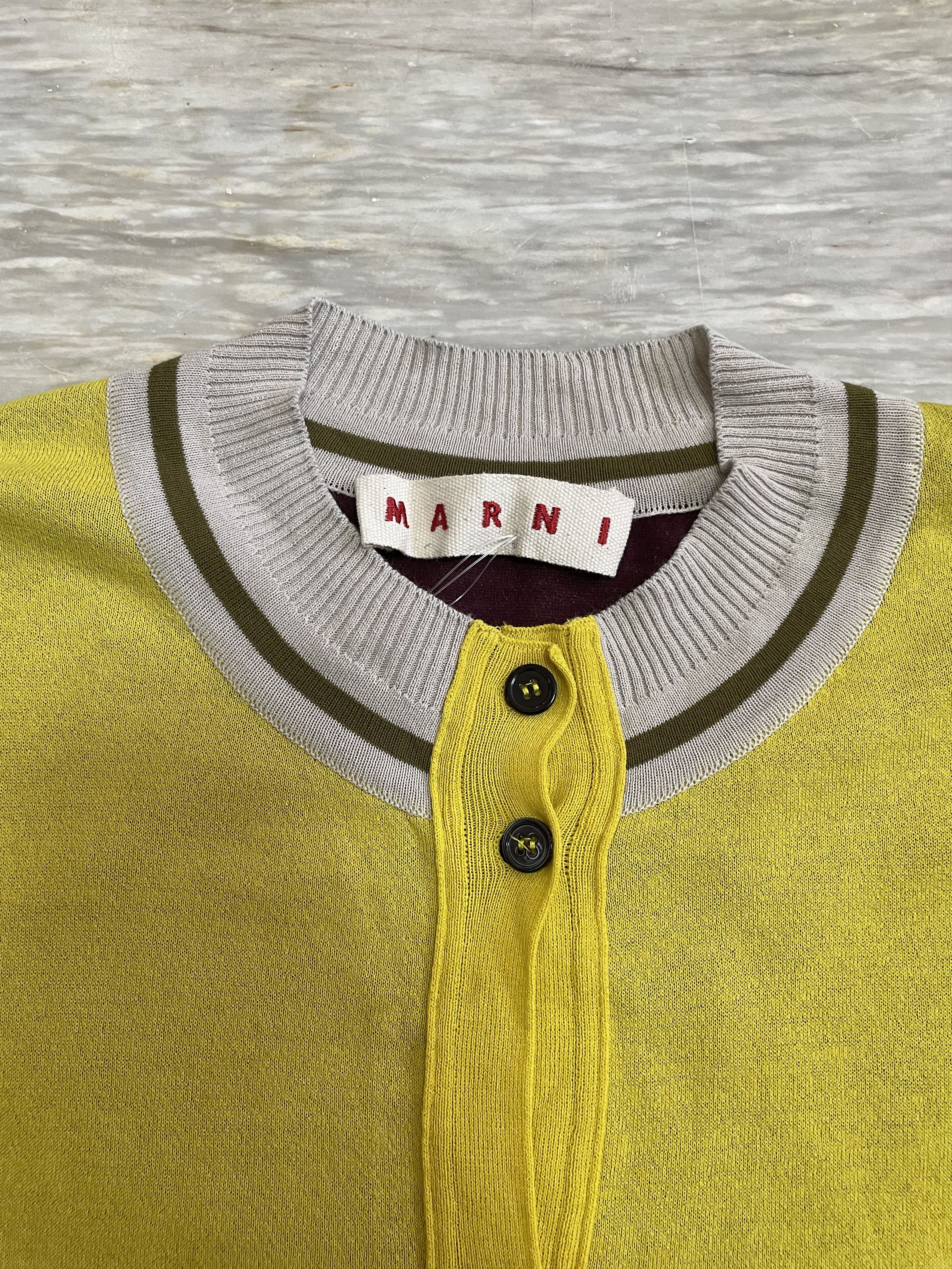Marni Marni Yellow Cardigan Size ONE SIZE - 4 Thumbnail