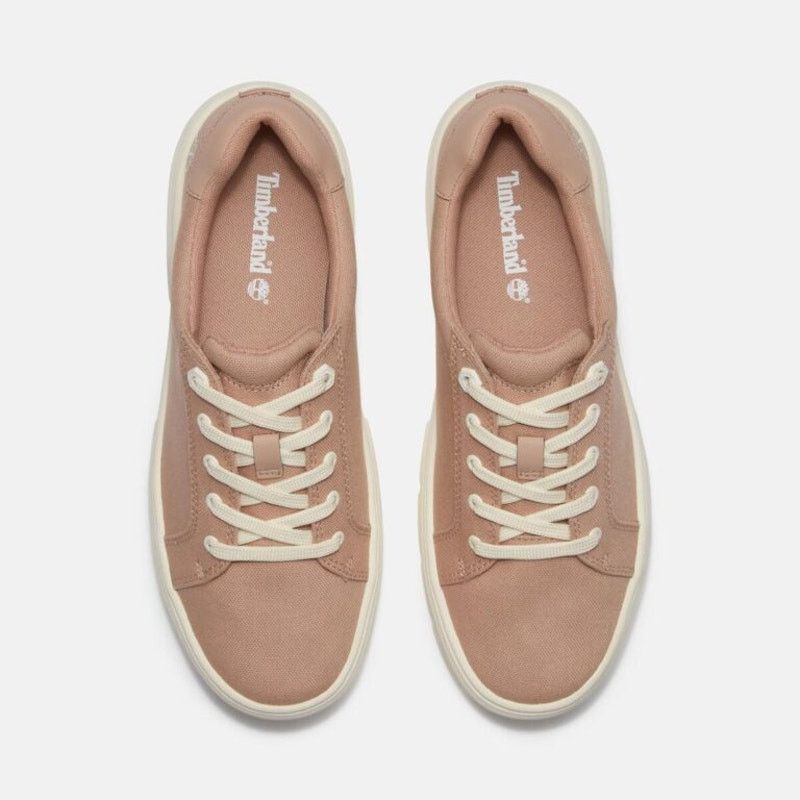 Timberland TIMBERLAND WOMEN'S 9 LAUREL COURT LOW LACE SNEAKER LT BEIGE Size US 9 / IT 39 - 2 Thumbnail