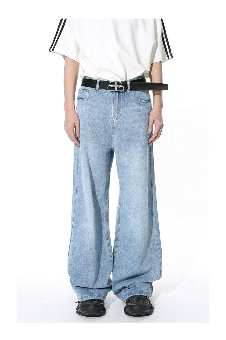 Japanese Brand × Jean American simple straight loose casual jeans Size US 34 / EU 50 - 1 Thumbnail