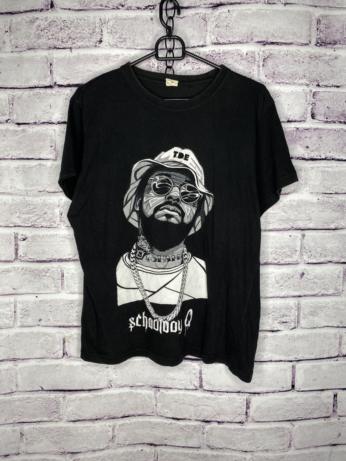 Band Tees Men's T-Shirt TDE Schoolboys Q Blank Crast UK Tour 2020 Size US M / EU 48-50 / 2 - 1 Thumbnail