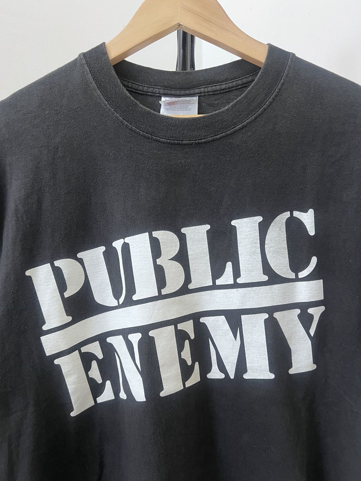 Hanes Public Enemy Vintage Tee Size US M / EU 48-50 / 2 - 2 Thumbnail