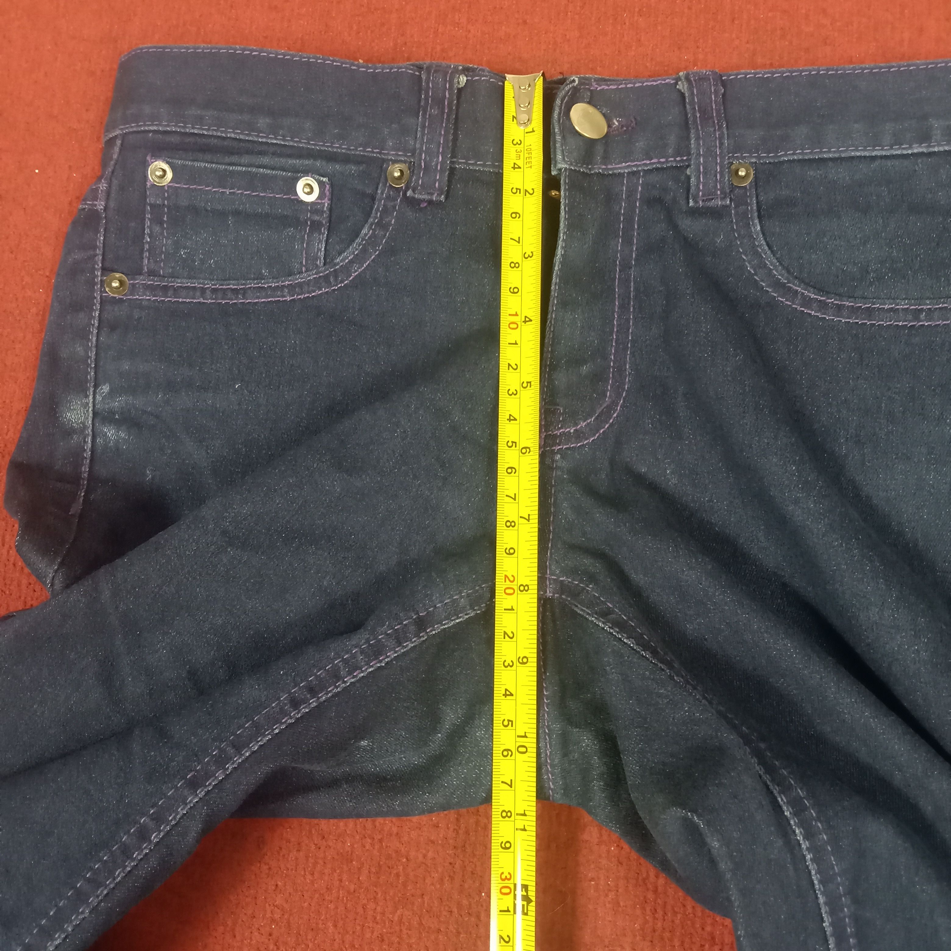 Designer × Vivienne Westwood Vivienne Westwood Designer Punk Logo Design Pocket Jeans Size 31" - 8 Thumbnail
