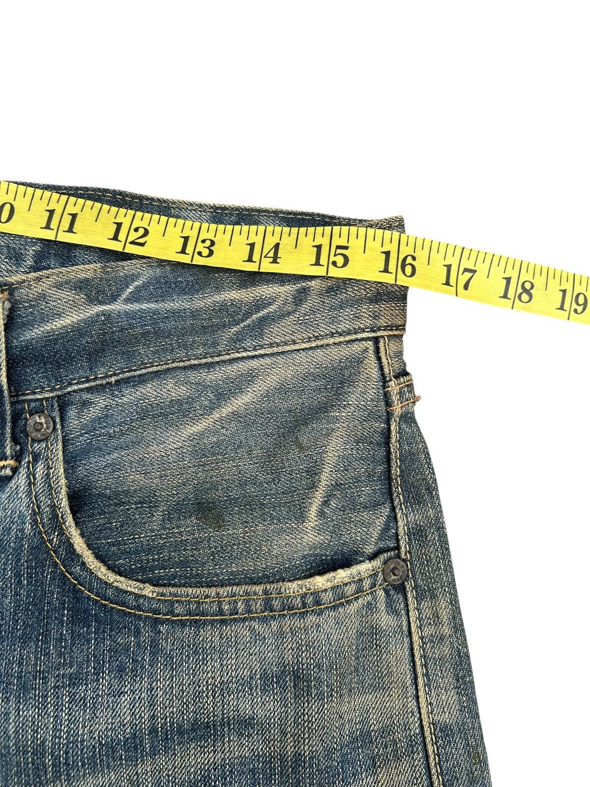 Kapital Vintage Edwin 505 Selvedge Dirty Patina Denim Jeans Size US 32 / EU 48 - 16 Thumbnail
