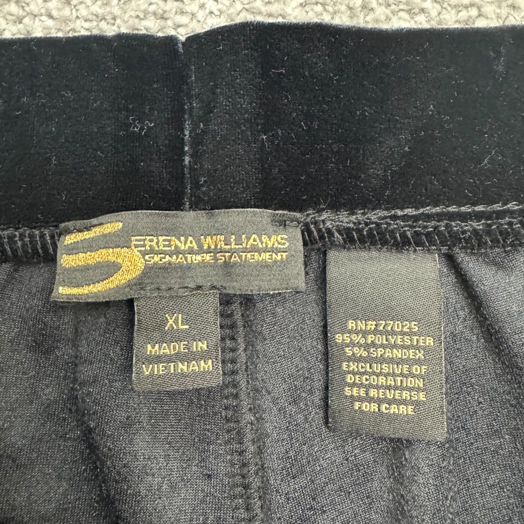 Other Serena Williams Wide-Leg Pants Womens XL Black 35x32 Size 40" / US 18 - 6 Thumbnail