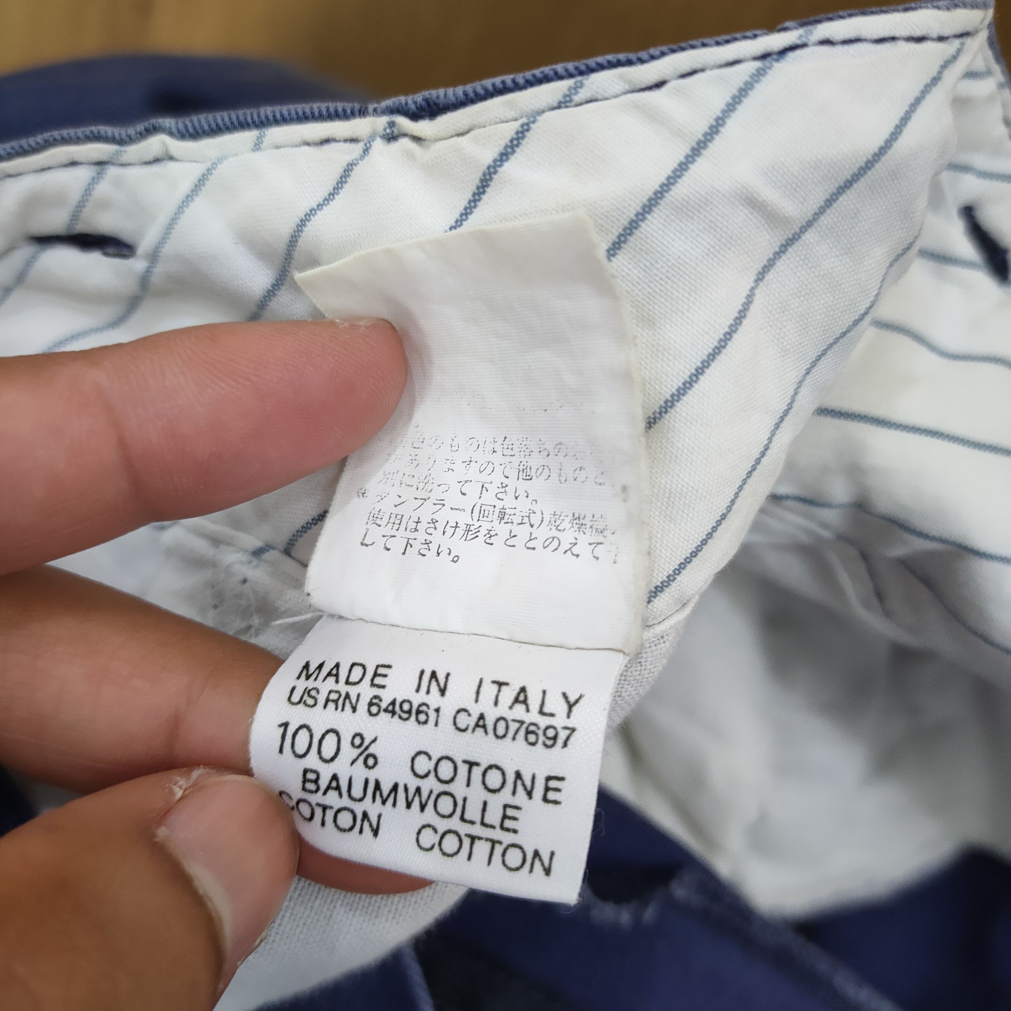 United Colors Of Benetton UNITED COLORS OF BENETTON CHINO PANTS Size US 30 / EU 46 - 11 Thumbnail