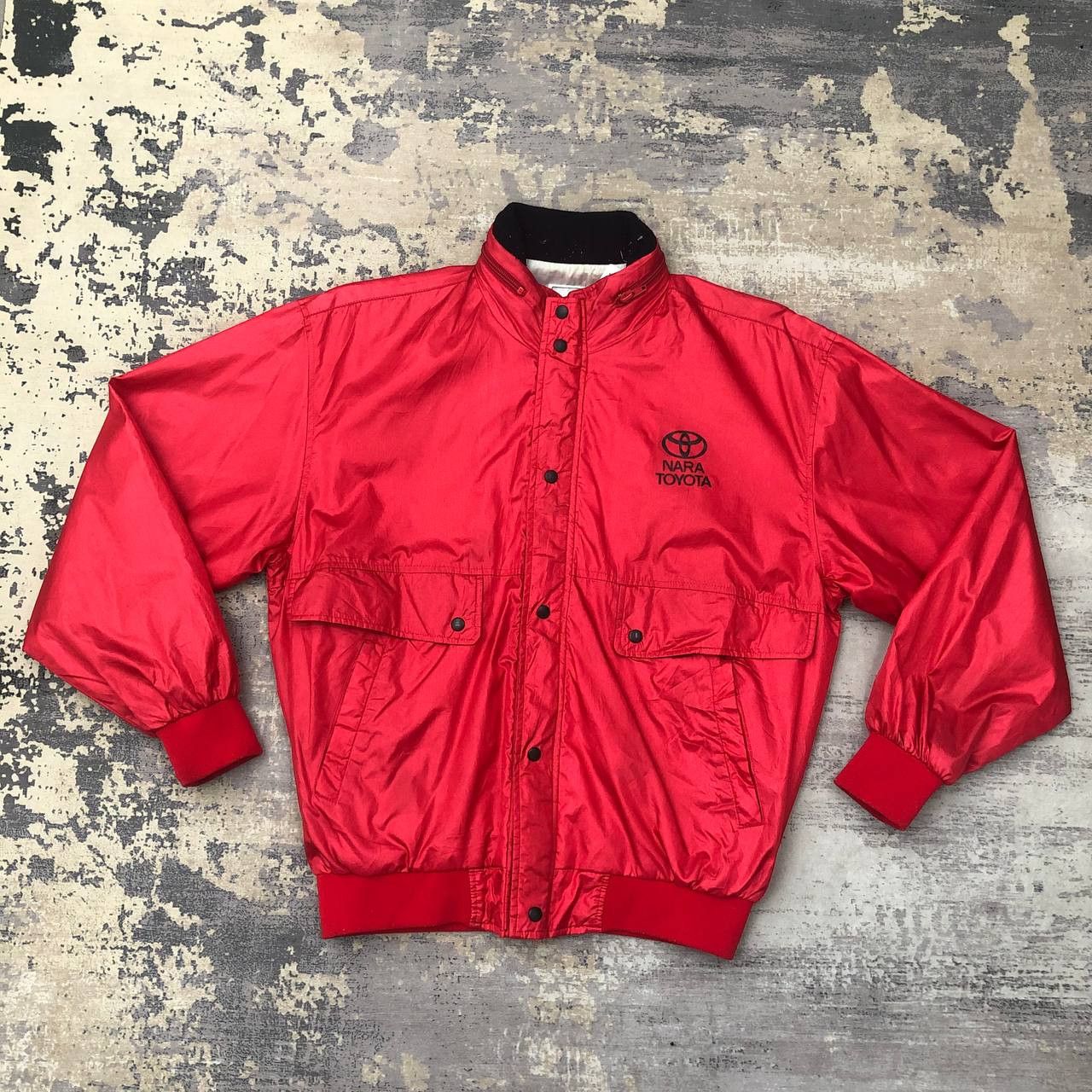 Japanese Brand Y605 VTG TOYOTA I.T.PLAIN WINDBREAKER JACKETS Size US L / EU 52-54 / 3 - 2 Thumbnail