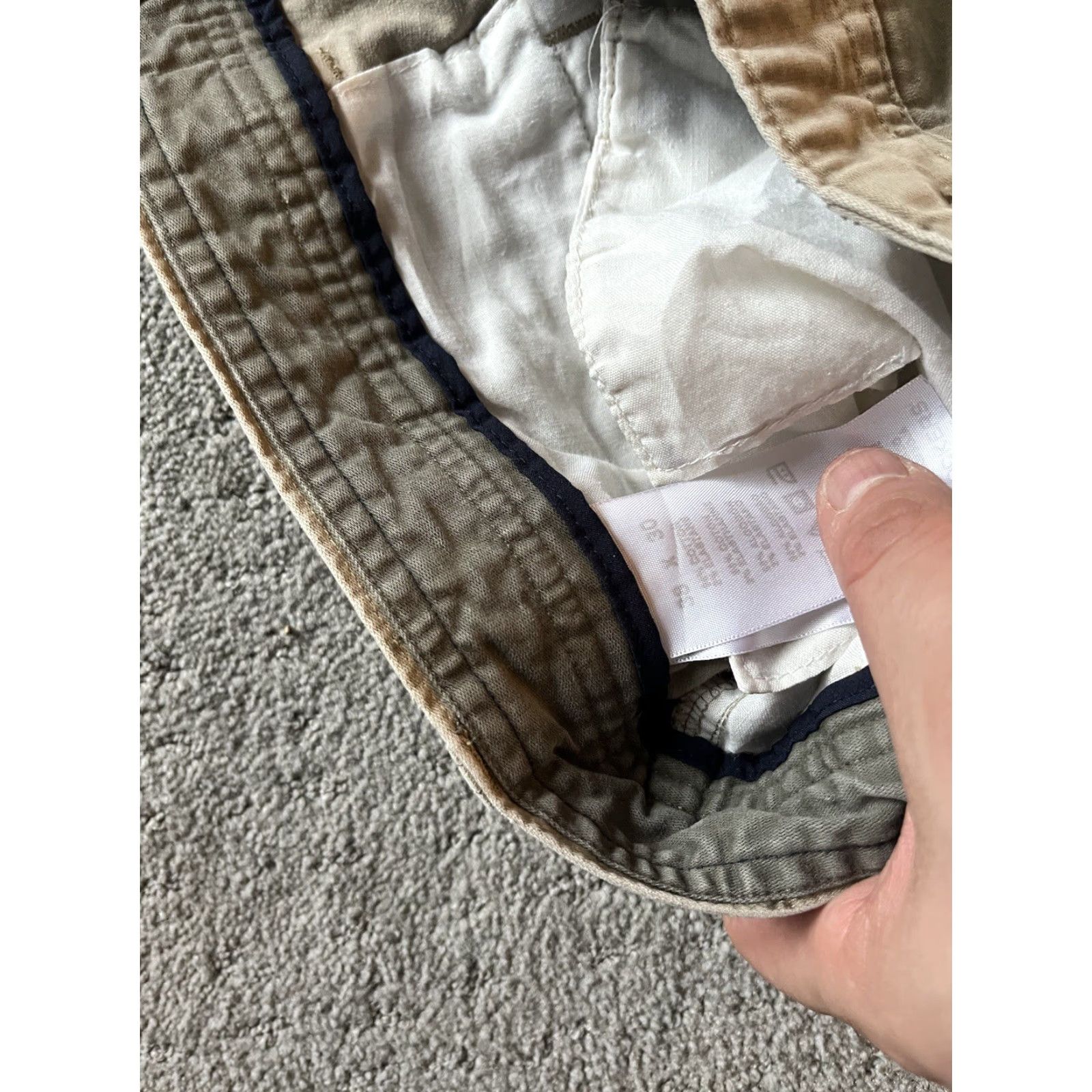Dockers Dockers Pants Beige Mens 38x30 Flat Front Straight Leg Casual Knit Cotton Machine Wash Size US 38 / EU 54 - 6 Thumbnail