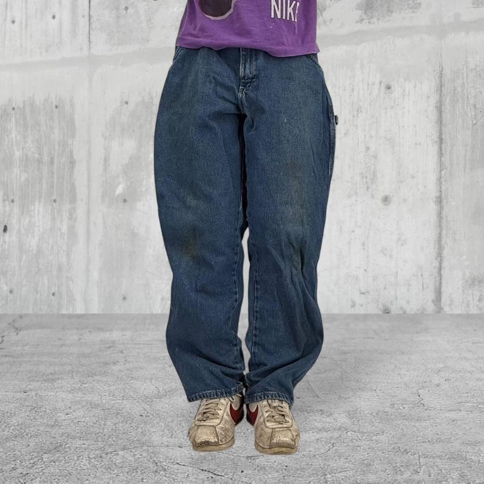 Dickies Vintage baggy dickies carpenter jeans Size US 36 / EU 52 - 2 Thumbnail