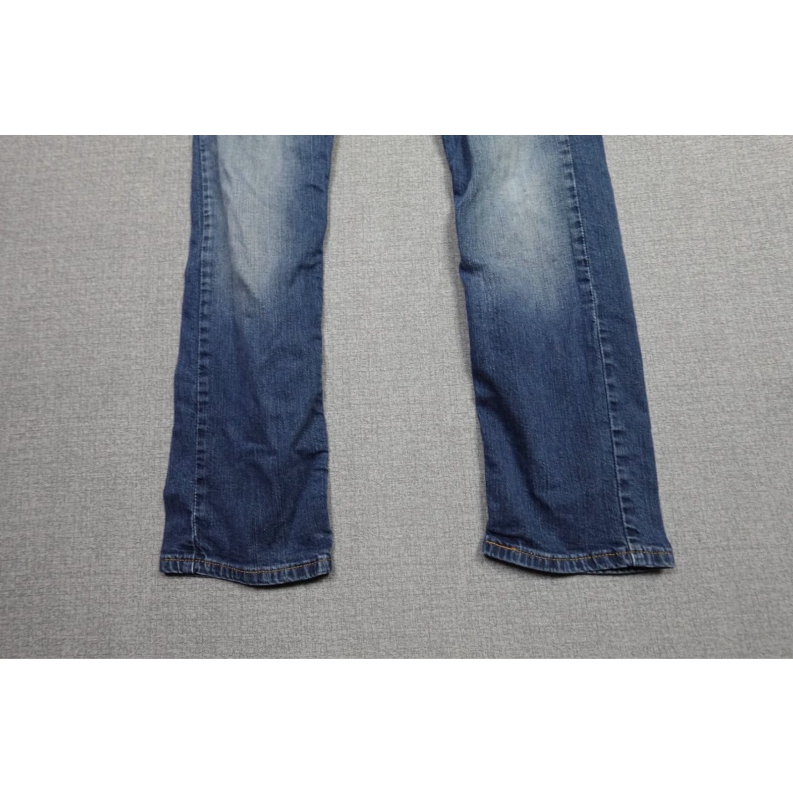 Levi's Levi's 513 Jeans Mens 31x30 Blue Slim Straight Dark Western Rancher Stretch Size US 31 - 3 Thumbnail
