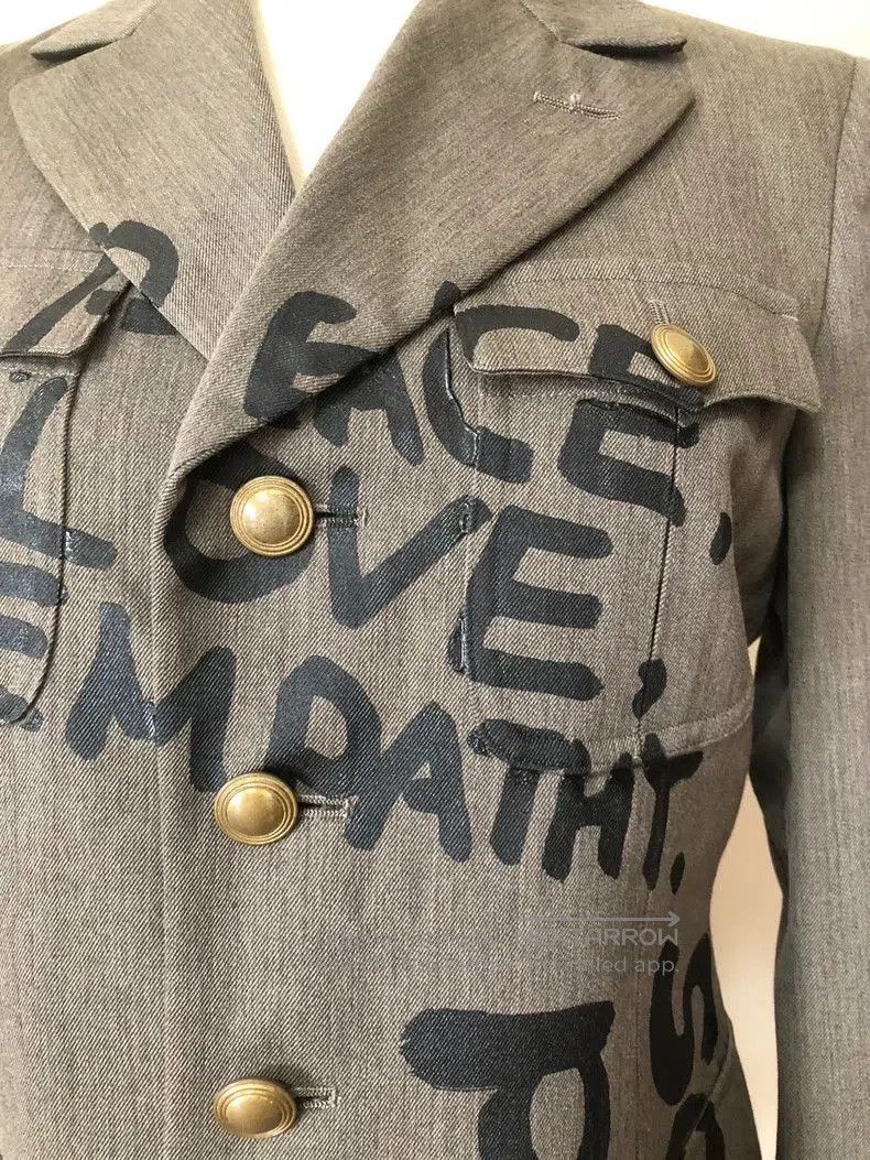 Comme des Garcons Comme des Garçons HOMME PLUS Peace Blazer. Size US XS / EU 42 / 0 - 3 Thumbnail