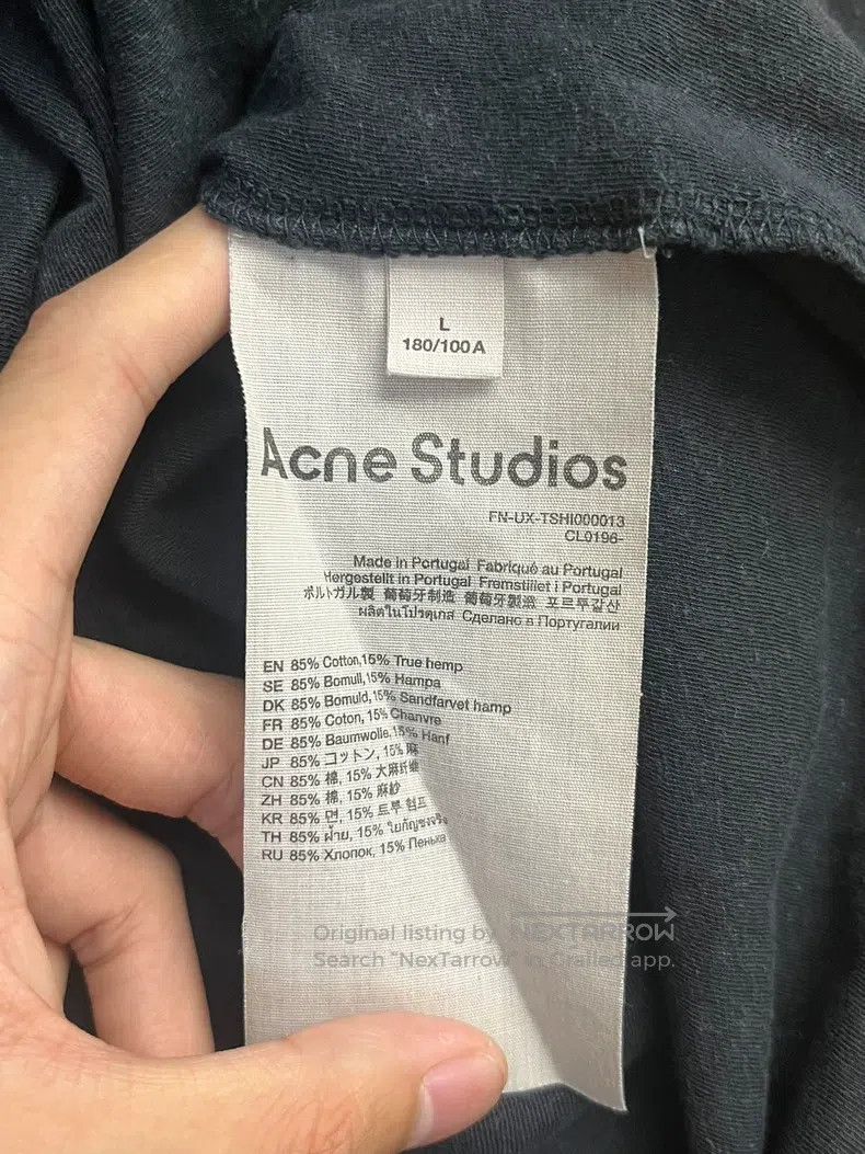 Acne Studios Acne Studios 1996 letter print distressed short-sleeve T-s Size US L / EU 52-54 / 3 - 4 Thumbnail