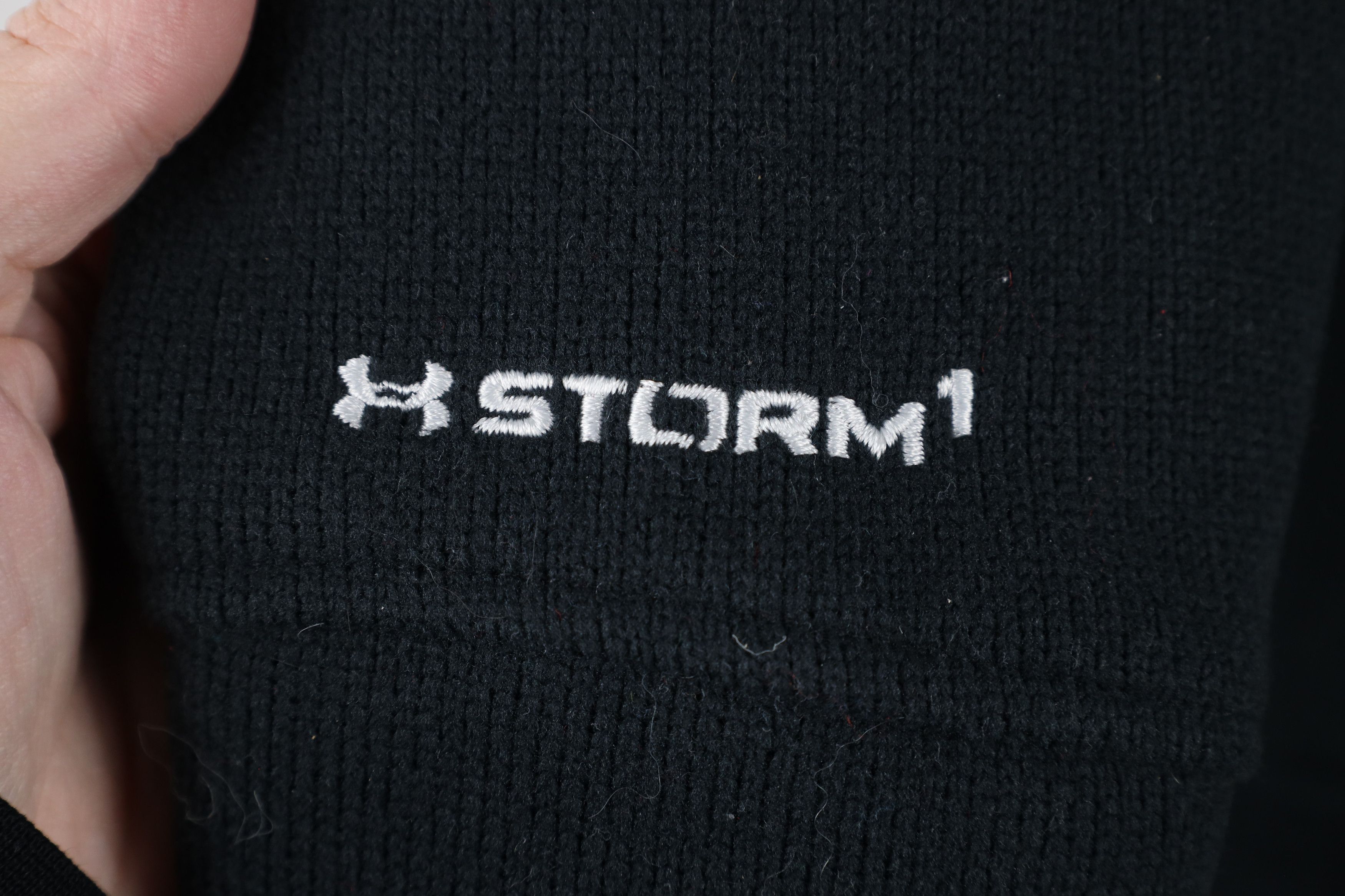 Under Armour × Vintage Under Armour Storm Knit Full Zip Sweater Jacket Black Size M / US 6-8 / IT 42-44 - 4 Thumbnail