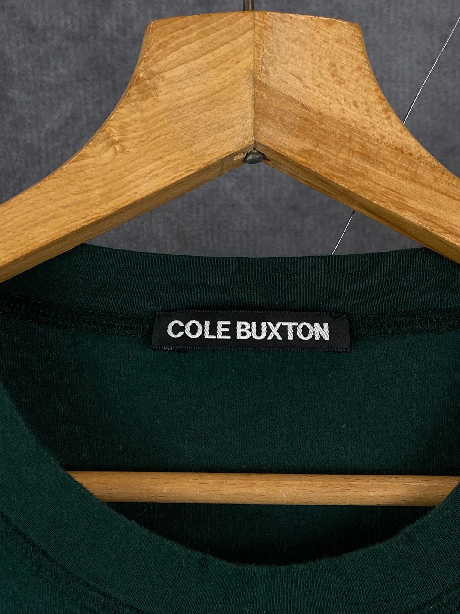 Cole Buxton Cole Buxton Green Heavy Tee / Oversized Fit (L) Size US L / EU 52-54 / 3 - 3 Thumbnail