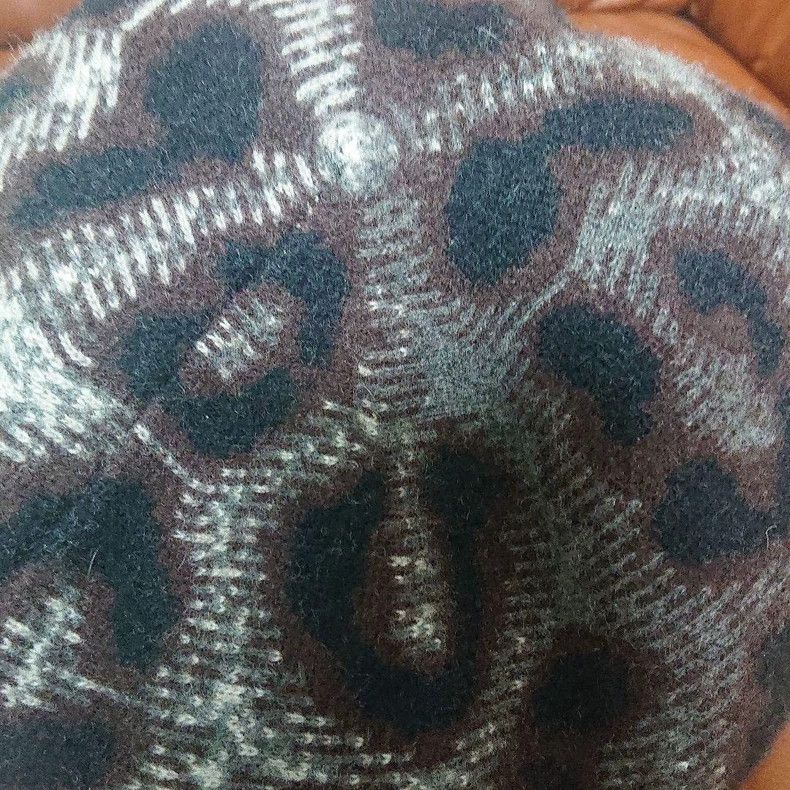 Vivienne Westwood Vivienne Westwood Leopard fur wool beret Size ONE SIZE - 3 Thumbnail