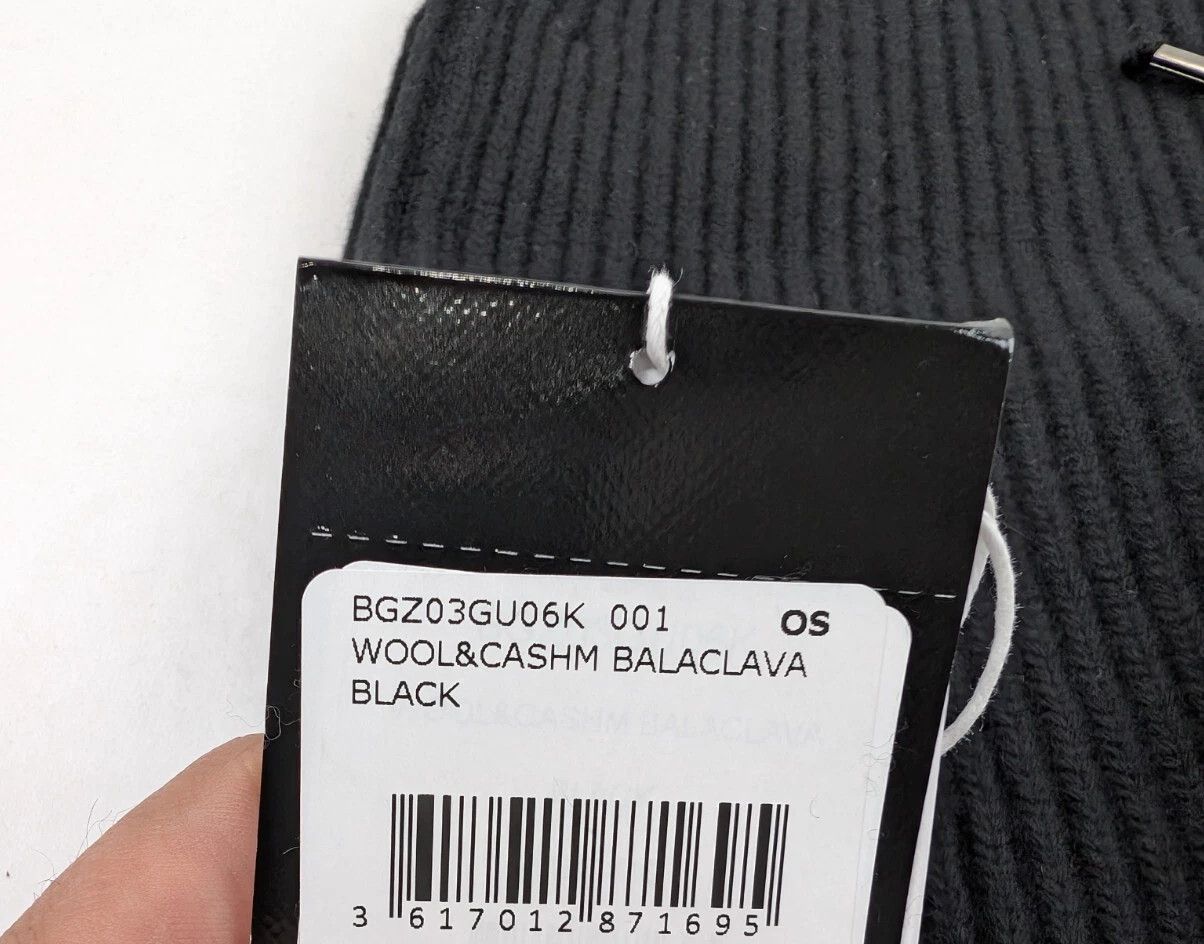 Givenchy o1rshd1 Size: OS / Wool & Cashmere Balaclava in Black Size ONE SIZE - 10 Thumbnail