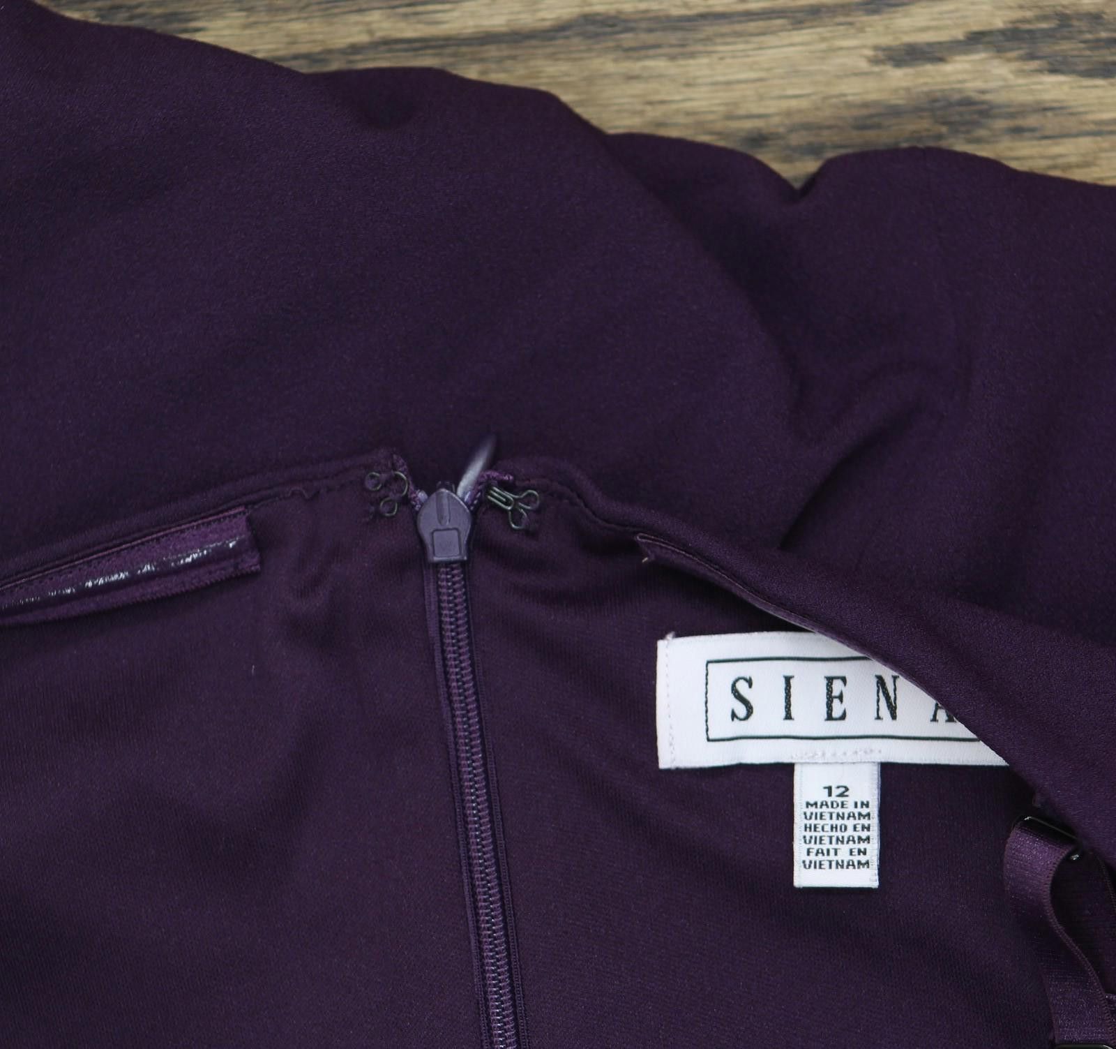 Signal Sport Siena Womens Dress Removable Straps Satp1607 Plum Purple 12 Size XL / US 12-14 / IT 48-50 - 5 Thumbnail