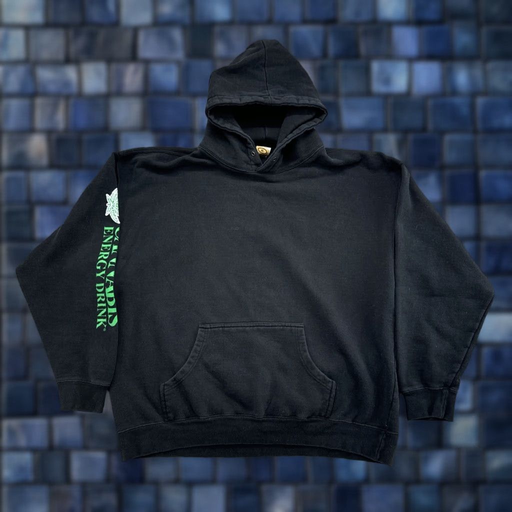 Logo 7 VINTAGE Kollege Town Cannabis Energy Drink Men XL Hoodie Sweatshirt Logo Hippie Black College Town Marijuana Size US XL / EU 56 / 4 - 1 Thumbnail