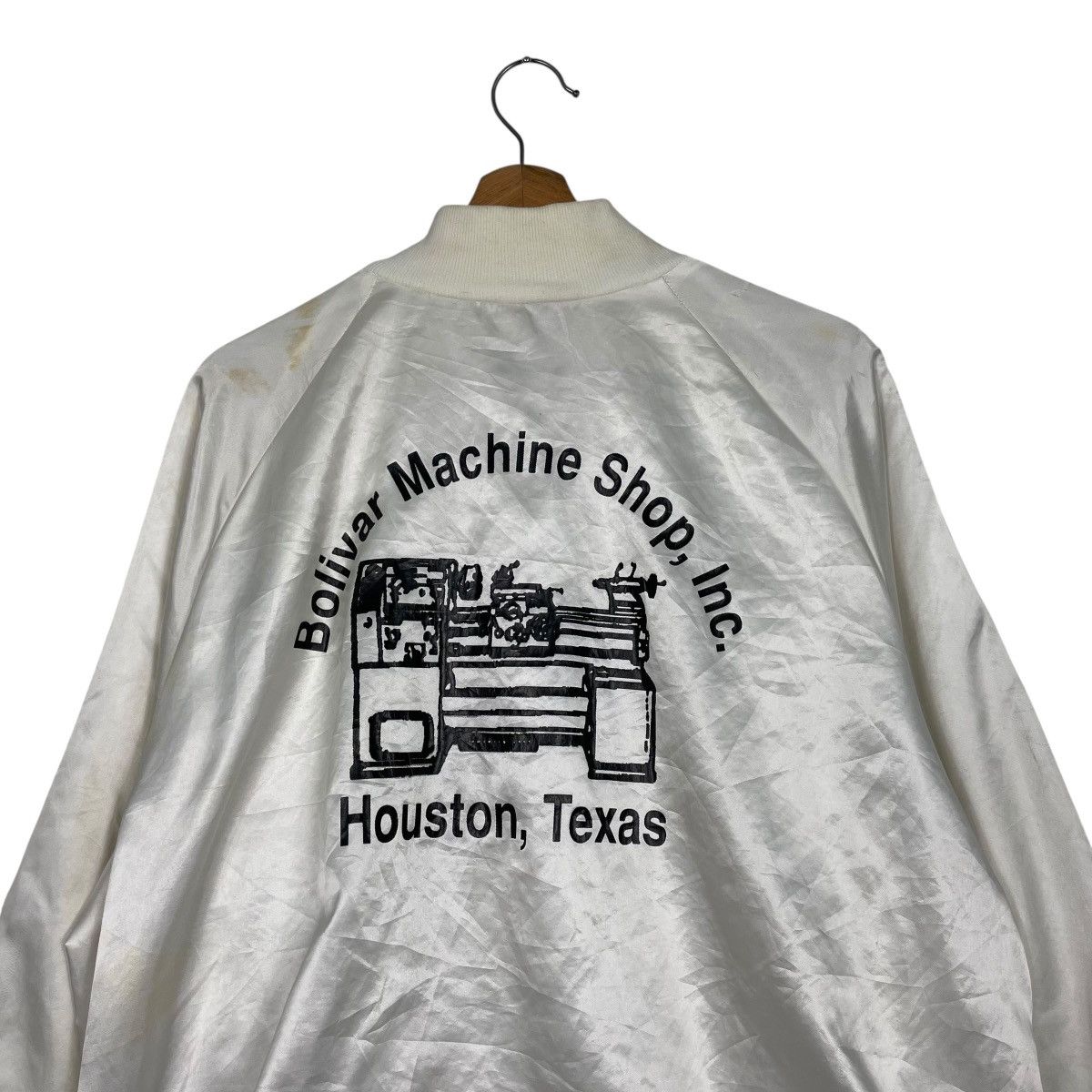 Vintage Vintage Bolivar Machine Shop Nylon Jacket Size US XL / EU 56 / 4 - 8 Thumbnail