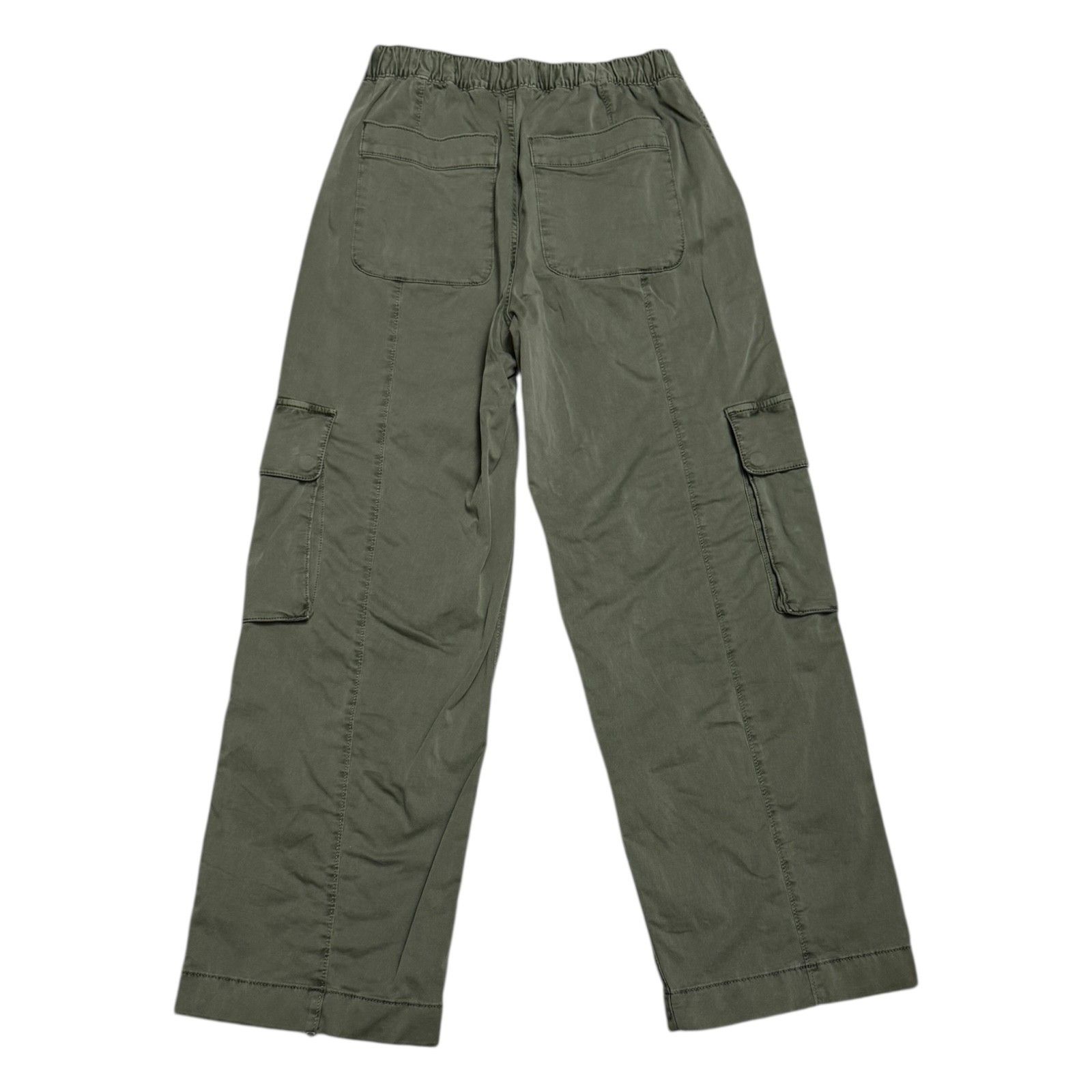 Abercrombie & Fitch ABERCROMBIE & FITCH High Rise BAGGY Cargo Wide Pants NWT S Size 28" / US 6 / IT 42 - 2 Thumbnail