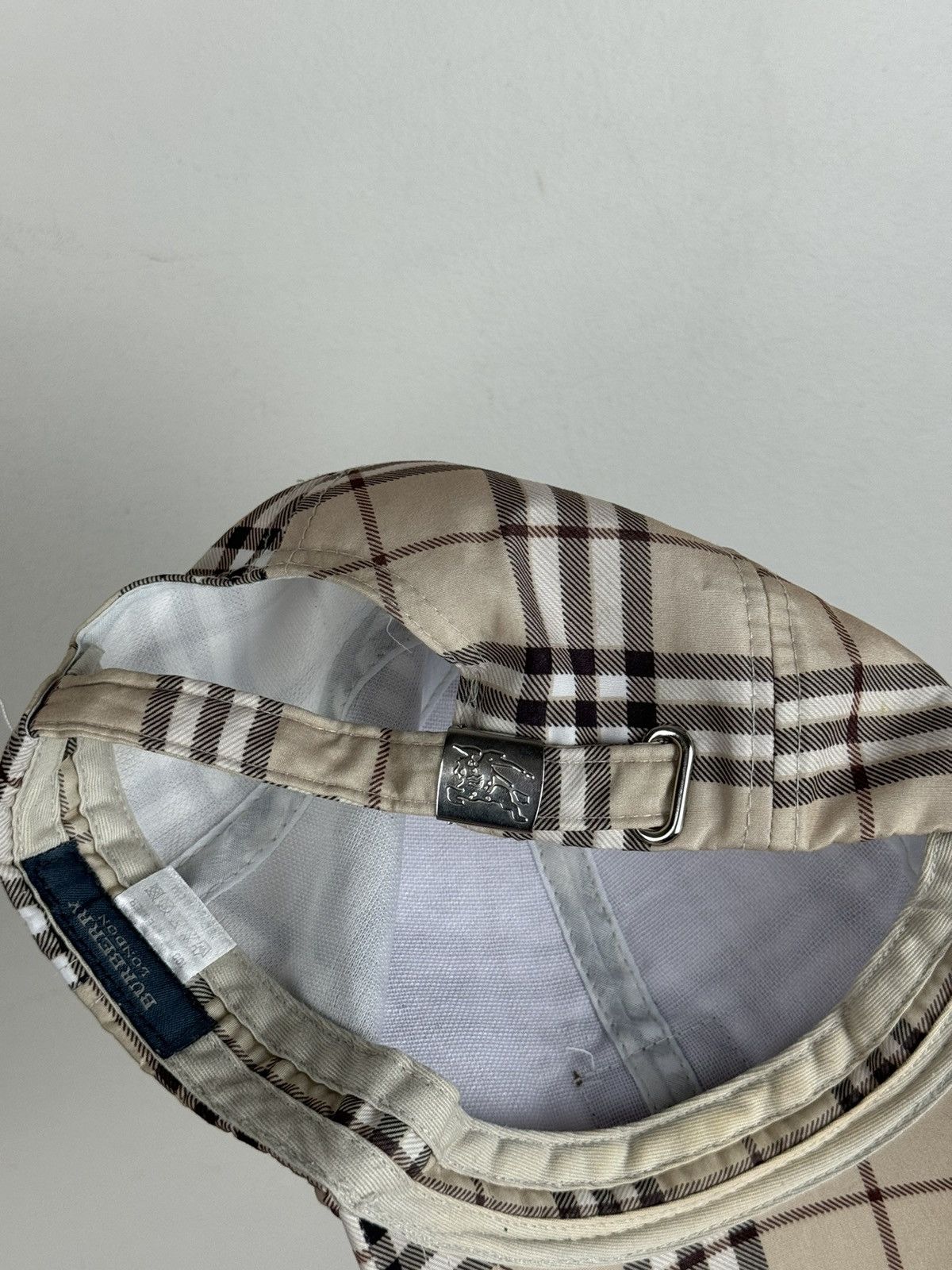 Burberry Vintage rare hat Burberry Nova Check original casual item Size ONE SIZE - 5 Thumbnail