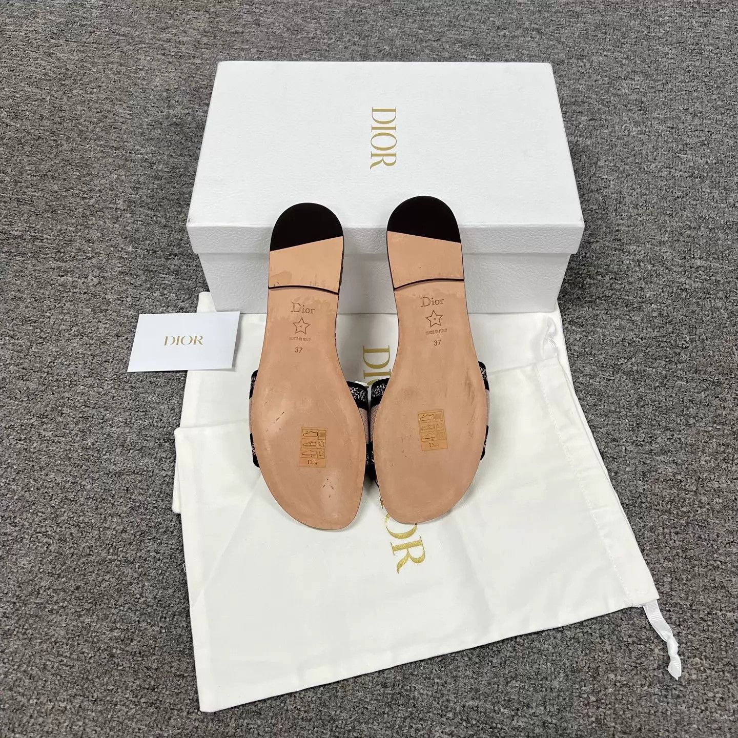 Dior Dior Flower Logo Slipper 37 with box Size US 6.5 / IT 36.5 - 5 Thumbnail