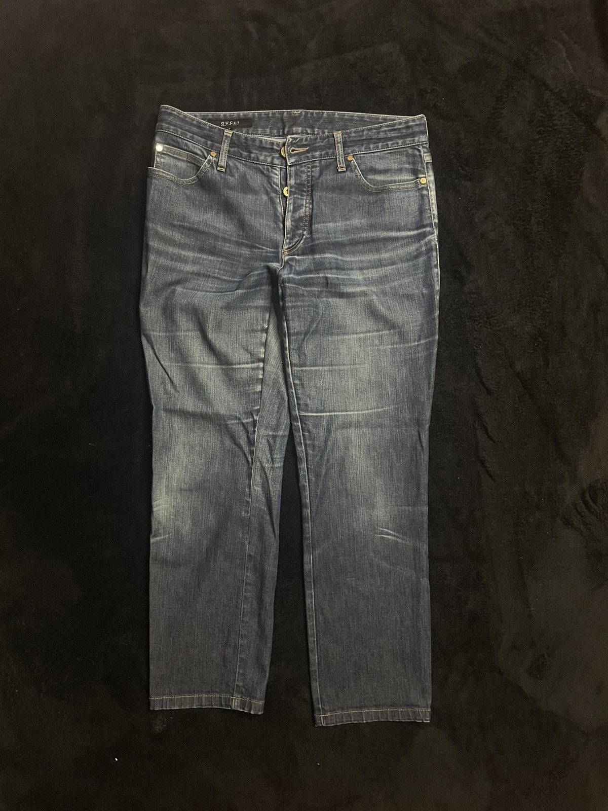 Gucci Vintage Gucci Logo Jeans Woman‘s y2k Size S Size 28" / US 6 / IT 42 - 3 Thumbnail